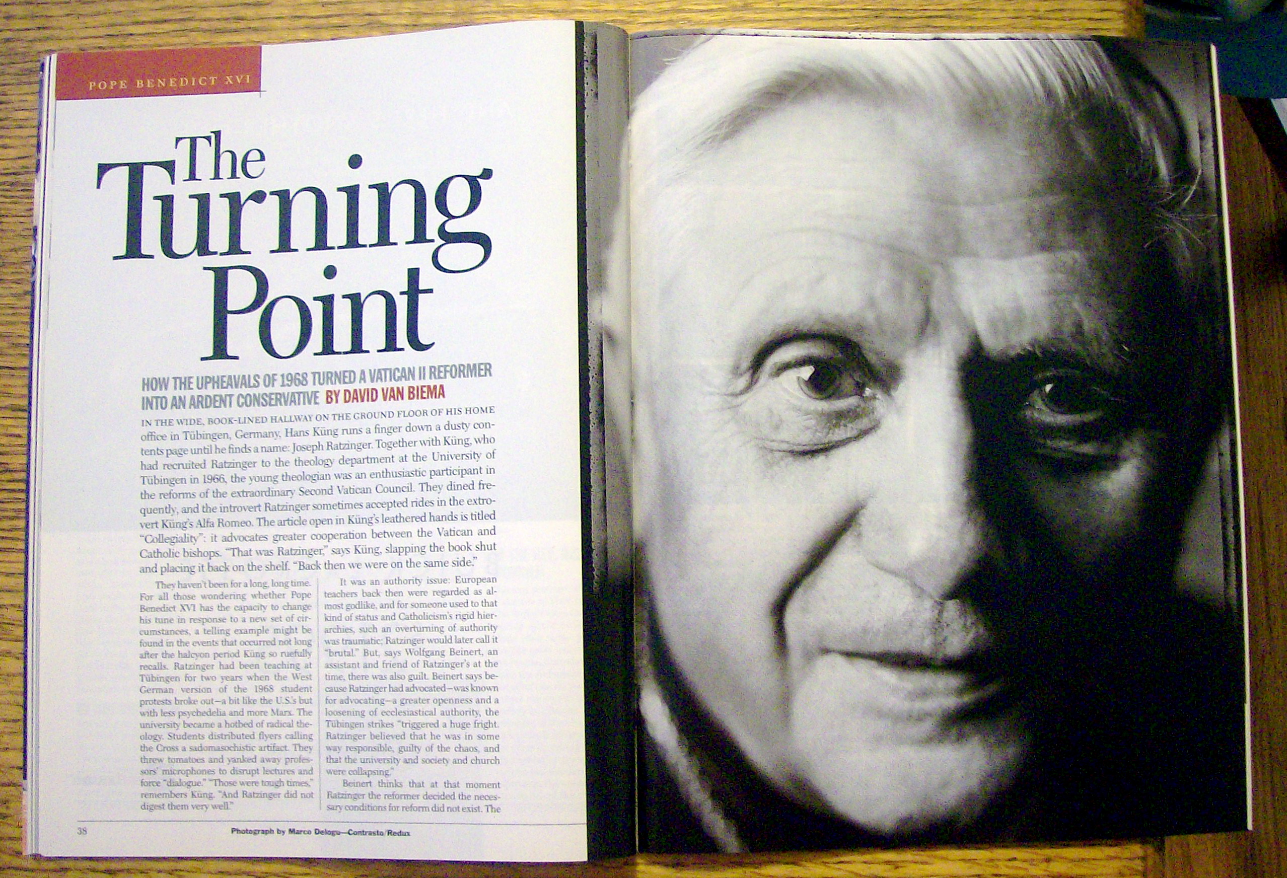 Time Magazine May 2, 2005 Inside The MInd Of The Pope