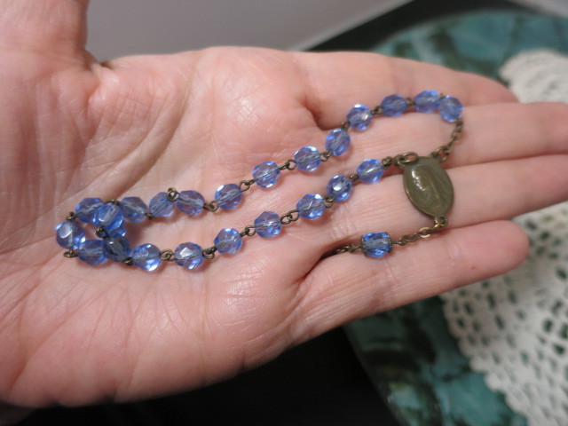 24 Bead Chaplet  with Blessed Virgin Mary and Jesus Christ Savior