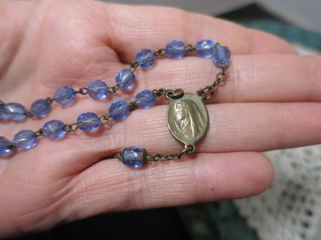 24 Bead Chaplet  with Blessed Virgin Mary and Jesus Christ Savior