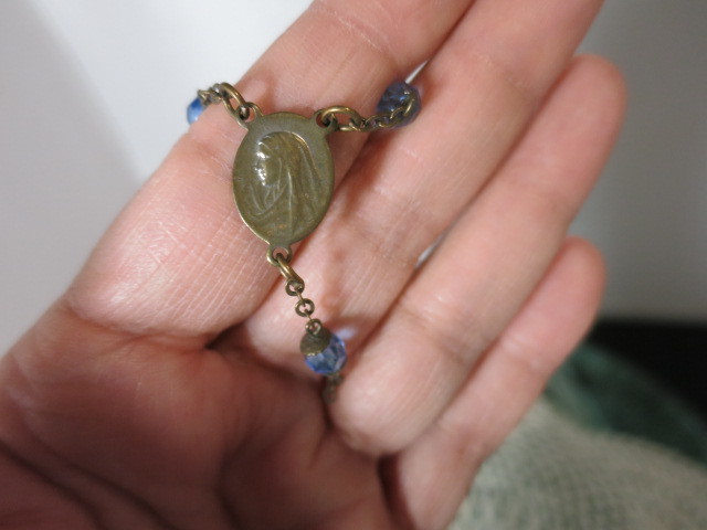 24 Bead Chaplet  with Blessed Virgin Mary and Jesus Christ Savior