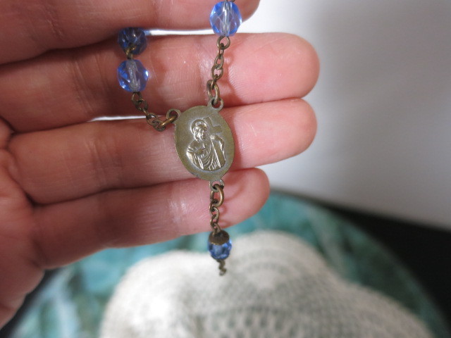 24 Bead Chaplet  with Blessed Virgin Mary and Jesus Christ Savior