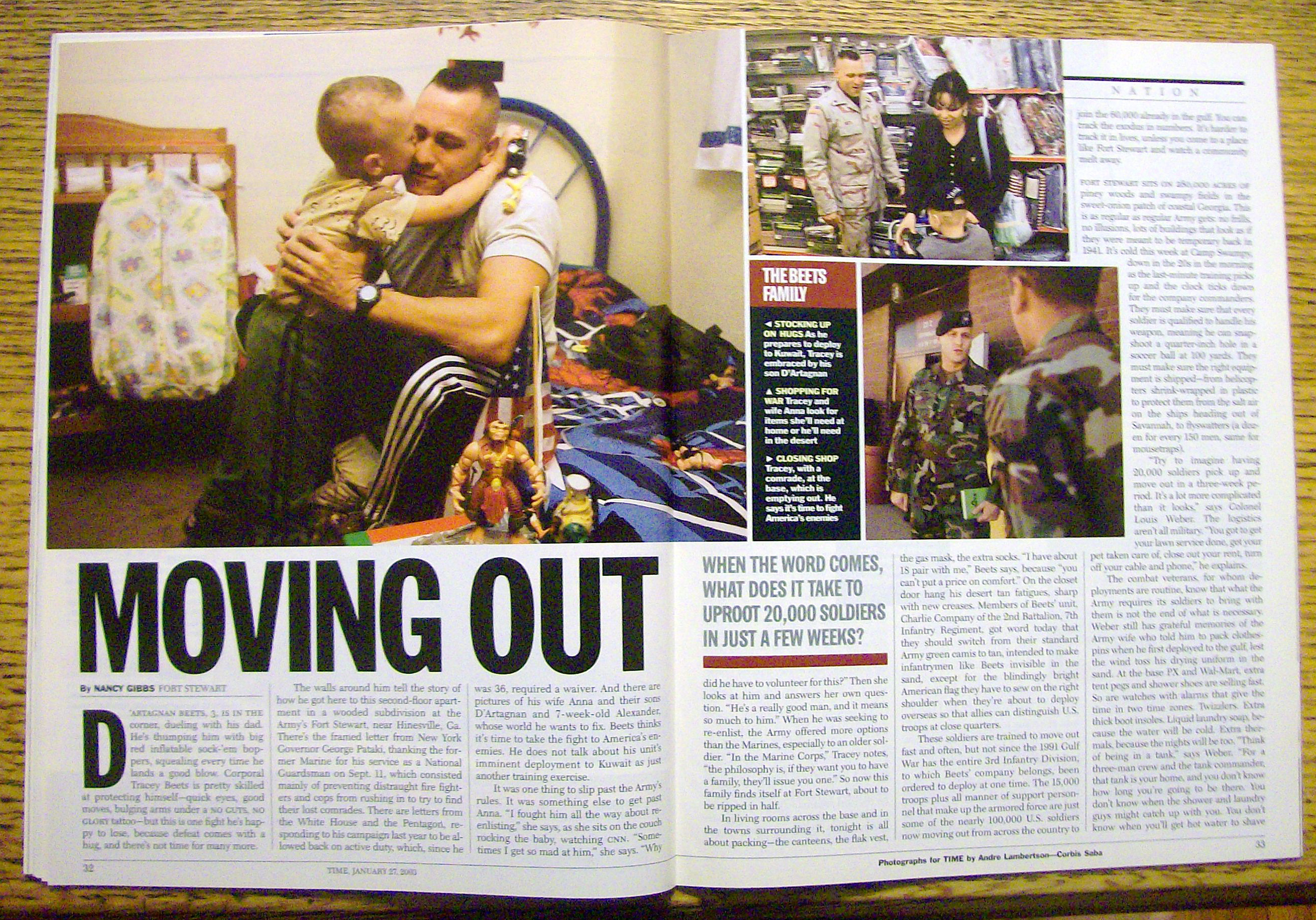 Time Magazine January 27, 2003 Donald Rumsfeld