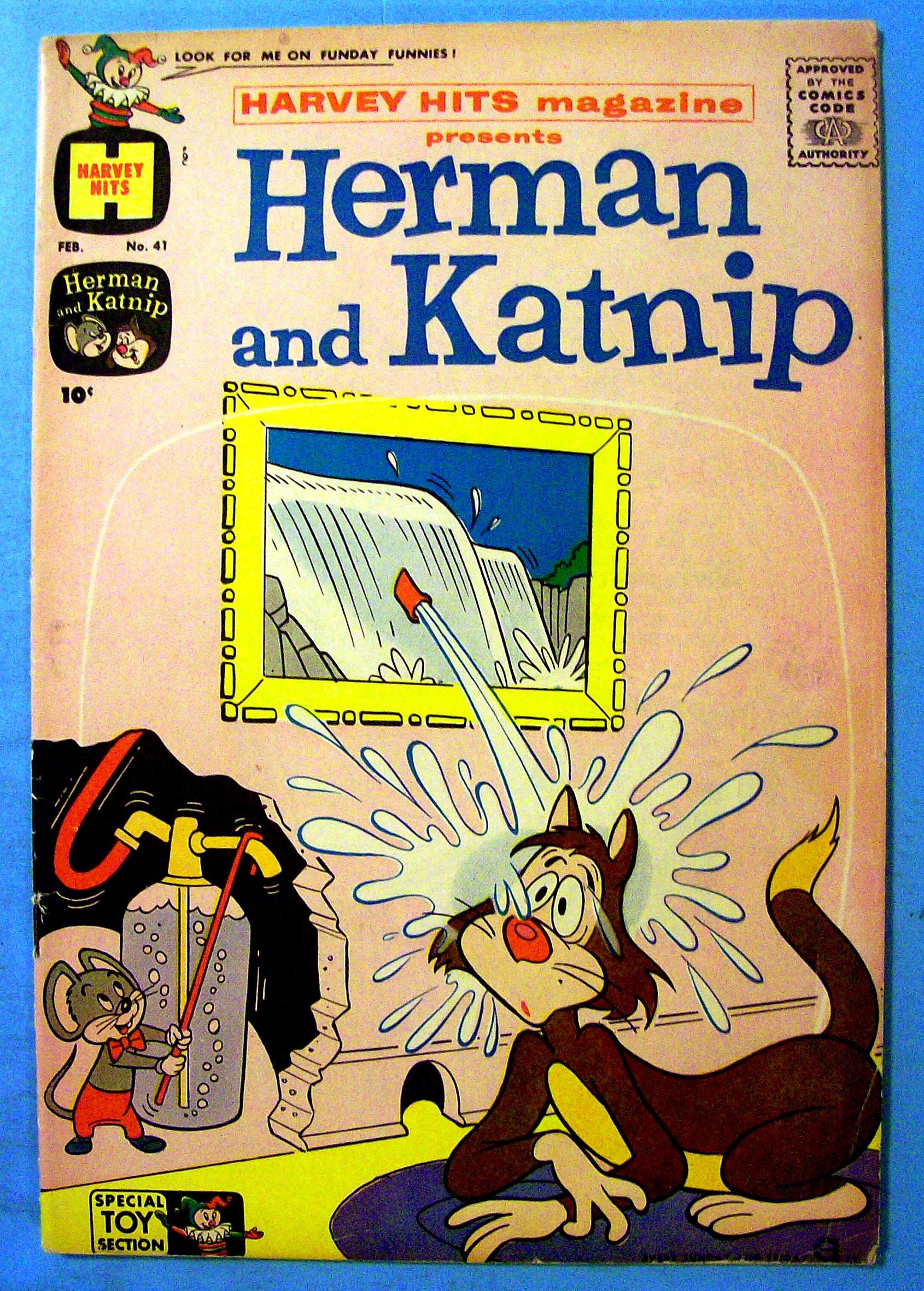 Herman And Katnip Comic #41 February 1961 The Wind Up