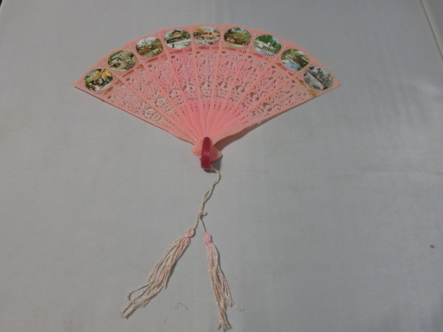 Vintage Souvenir Hand Fan Knott's Berry Farm Buena Park Californi