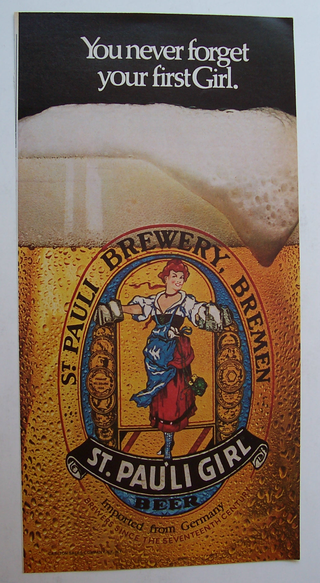1981  St.  Pauli  Girl  Beer