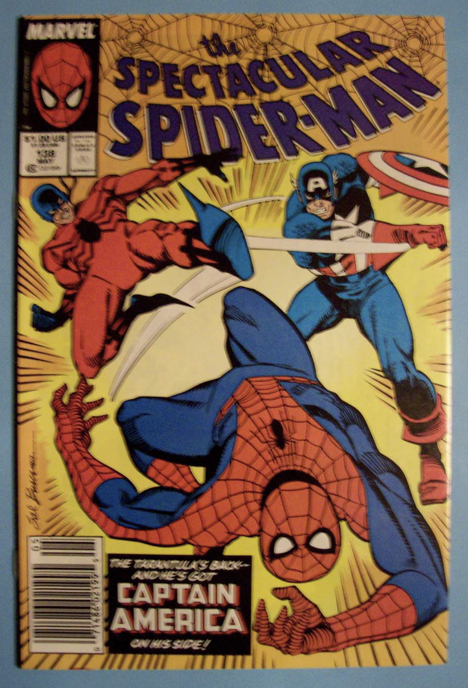 Spider-Man Comics -May 1988- Tarantula/Captain America
