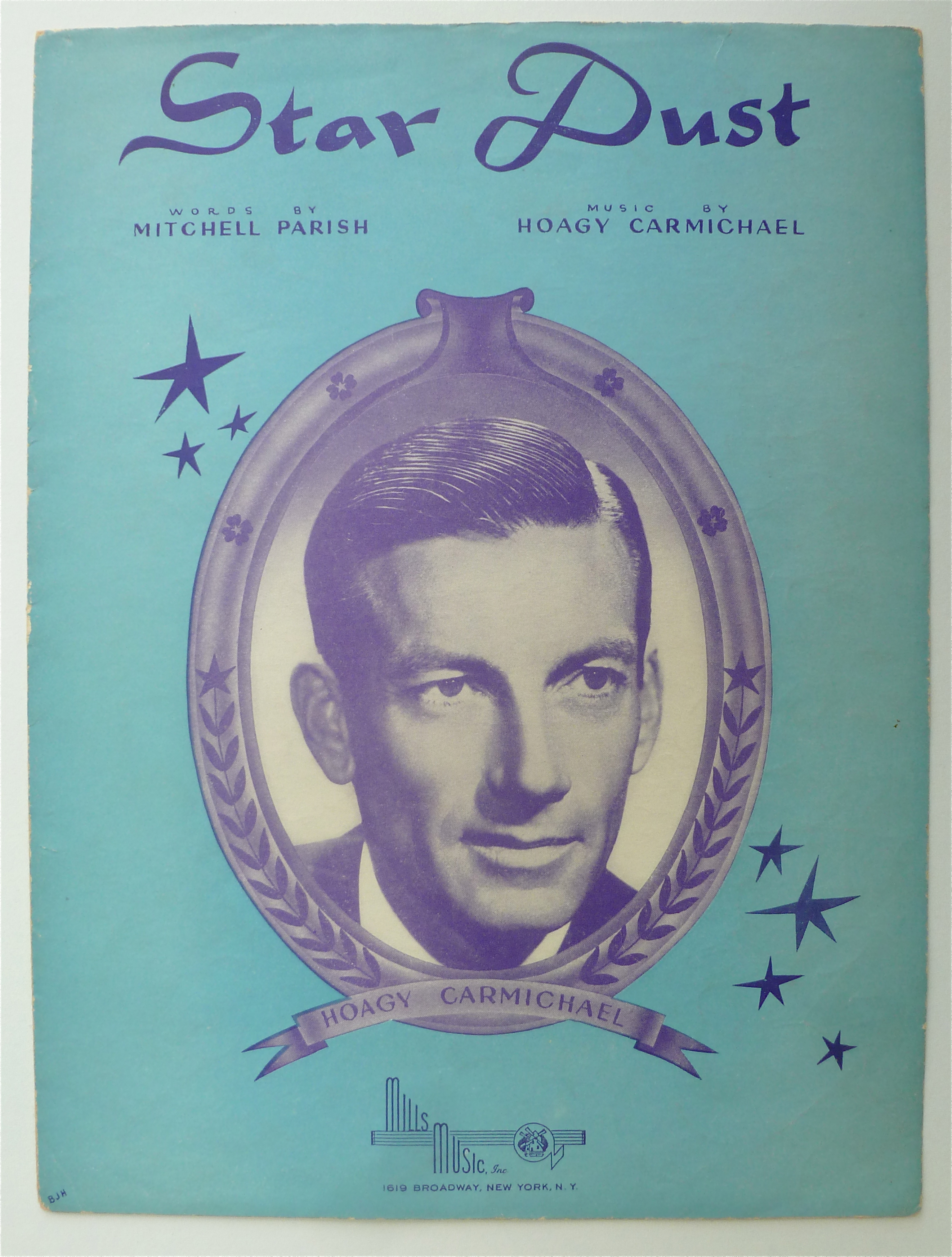Sheet Music For 1929 Star Dust