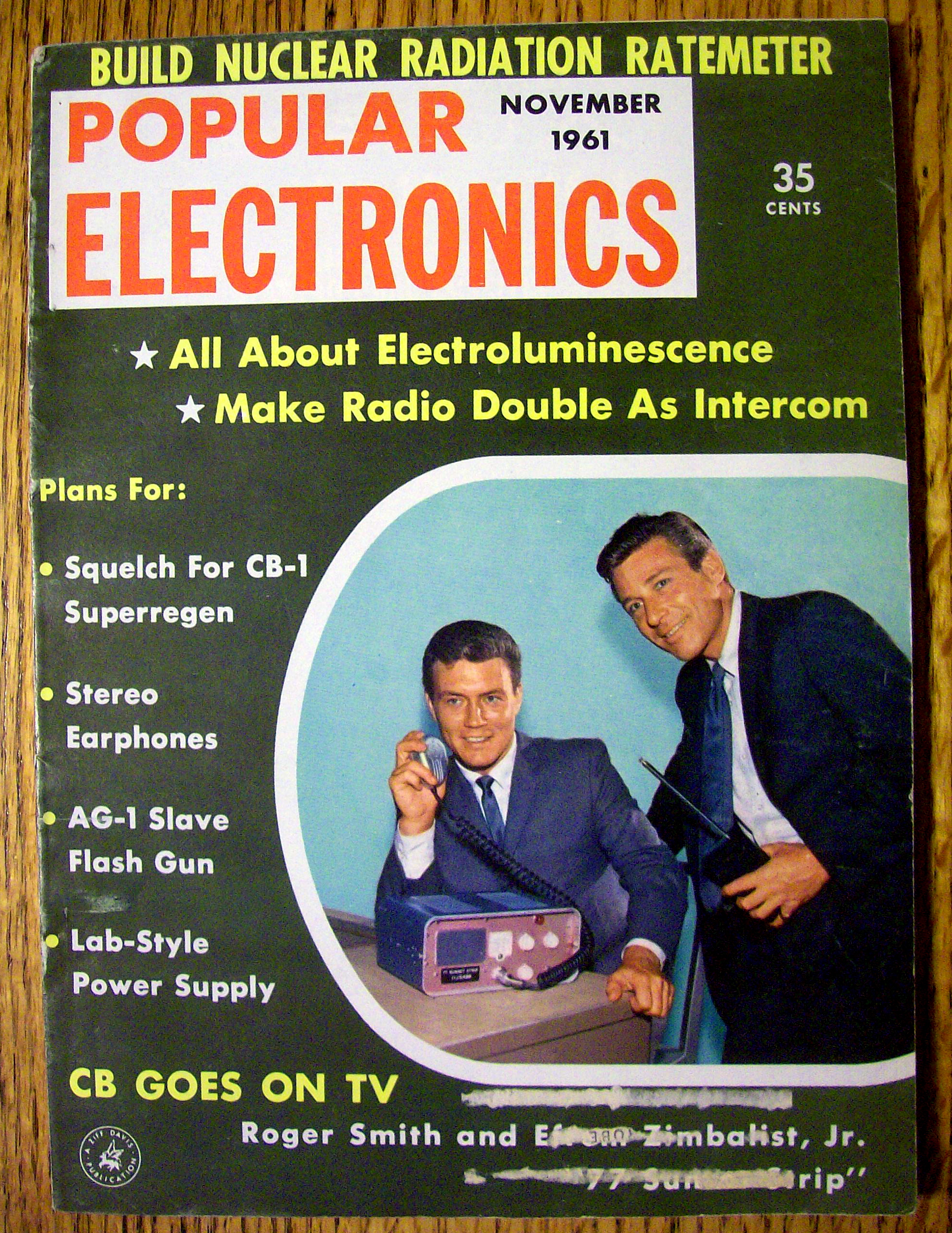 Popular Electronics November 1961 CB Goes On TV