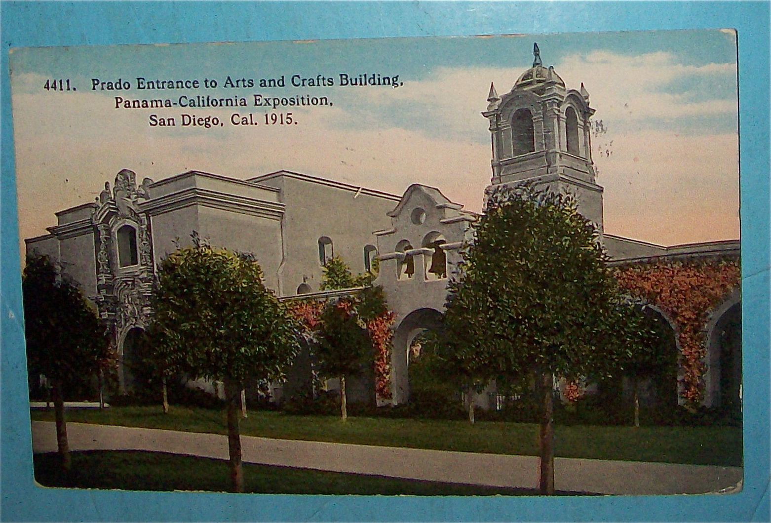Prado Entrance To Arts & Crafts Building Postcard