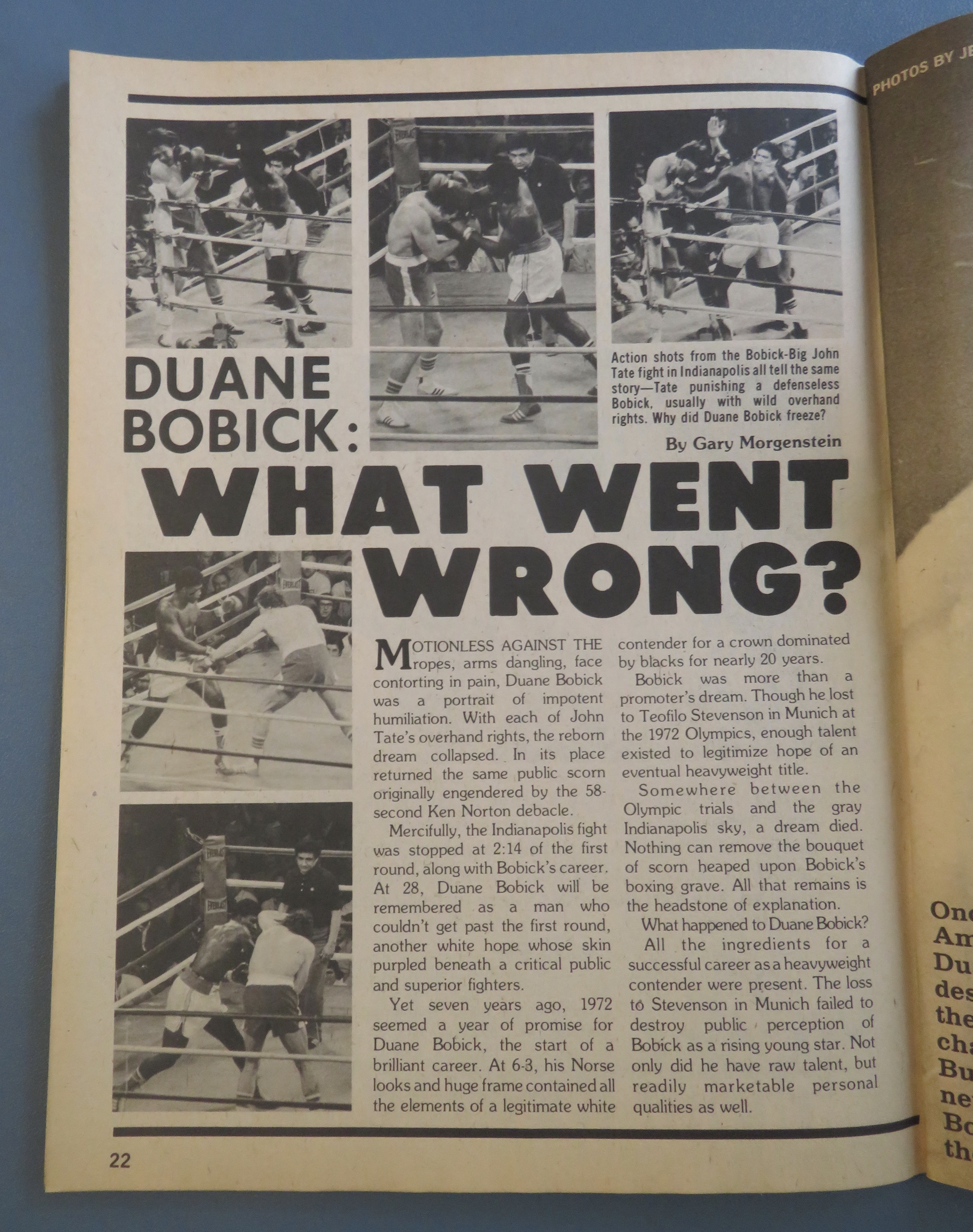 Big Book Of Boxing Magazine July 1979 Holmes vs Norton