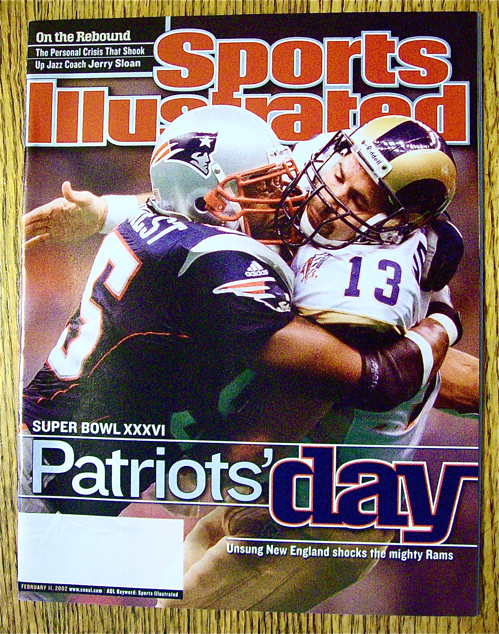 Sports Illustrated Magazine February 11, 2002 Patriots