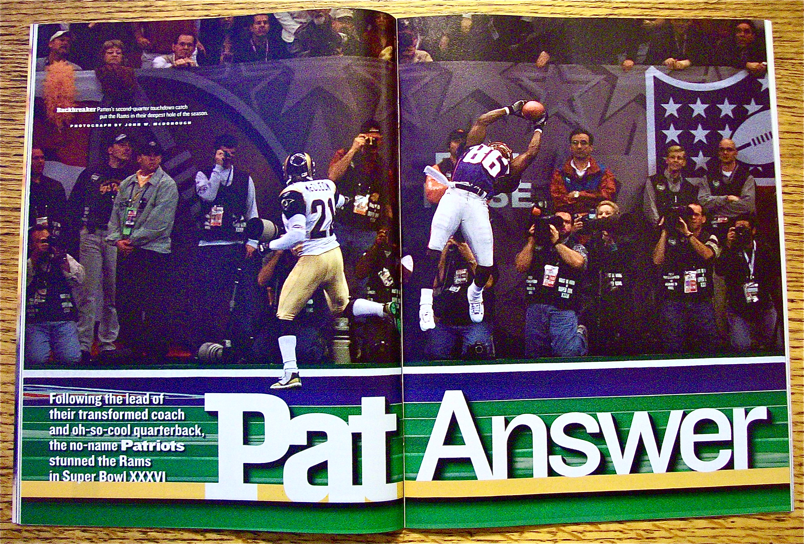Sports Illustrated Magazine February 11, 2002 Patriots