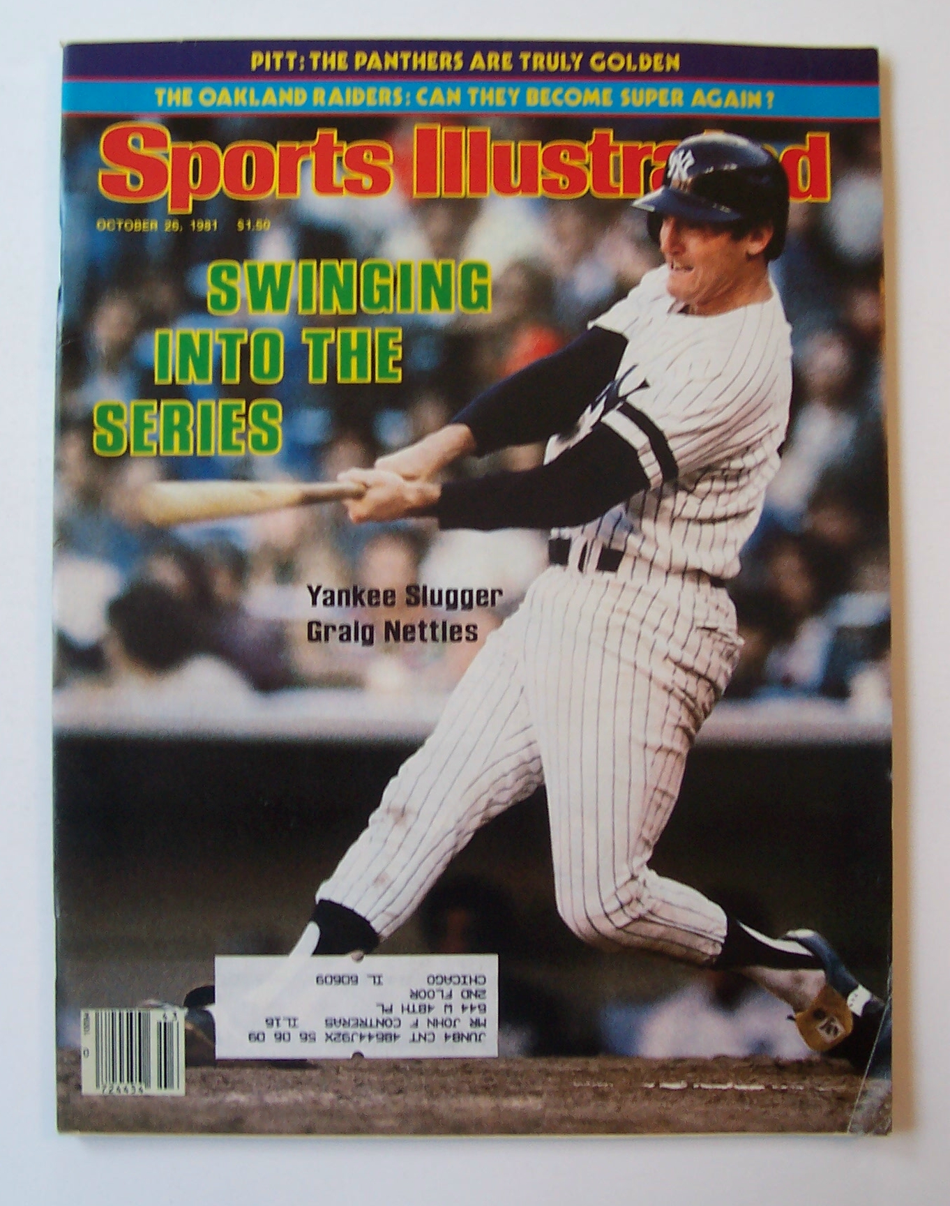 Sports Illustrated Magazine-Oct 26, 1981-Graig Nettles