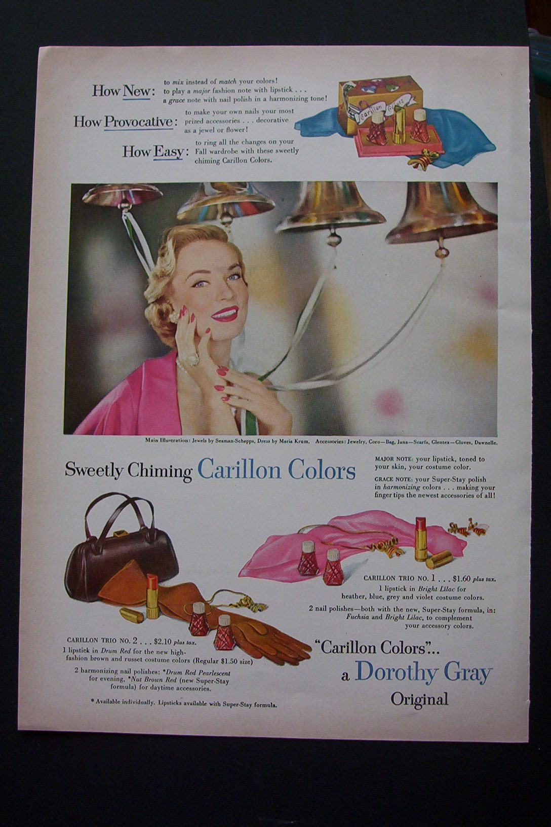 1951 Dorothy Gray with Woman Showing Products