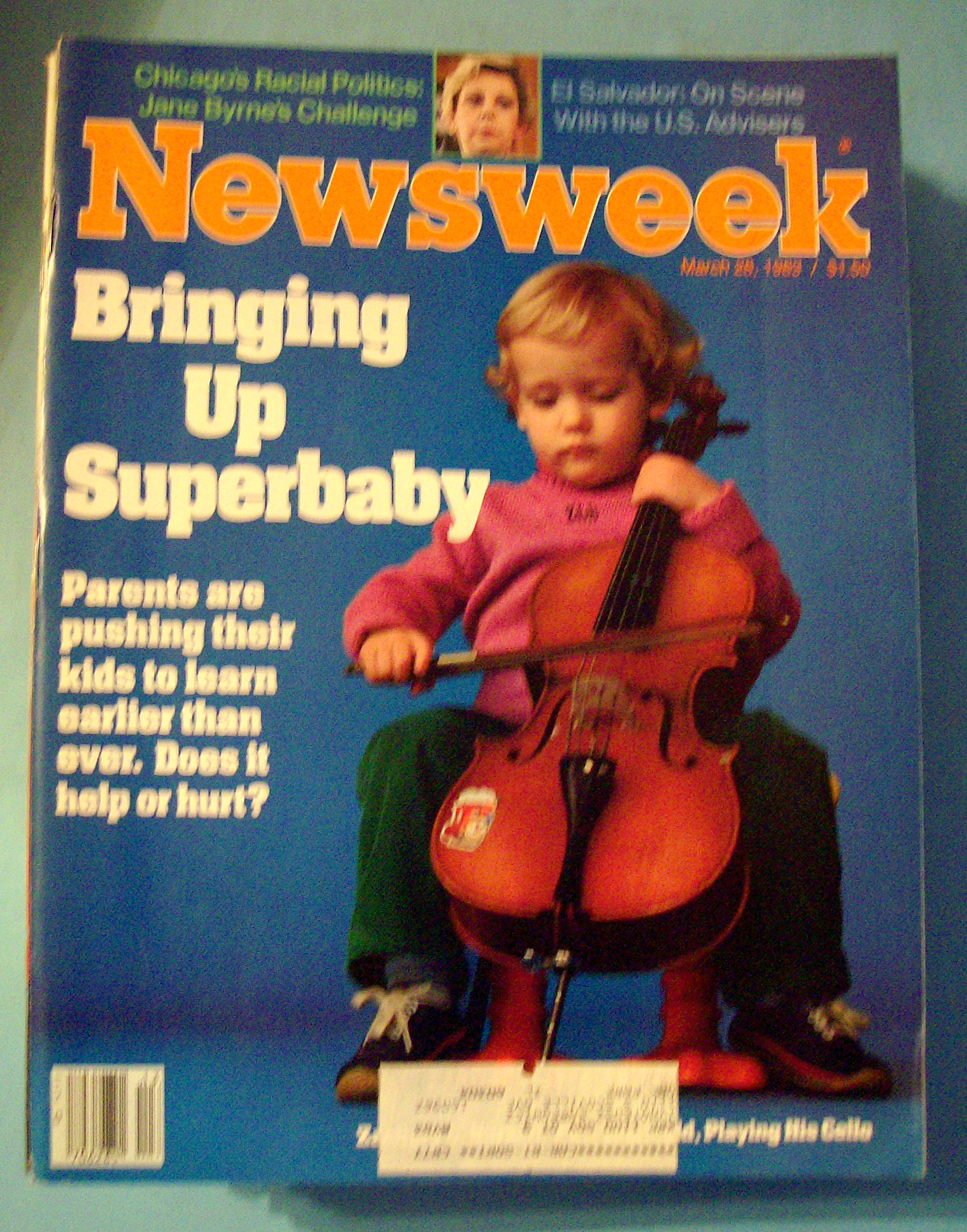 Newsweek Magazine - March 28, 1983 - Superbaby