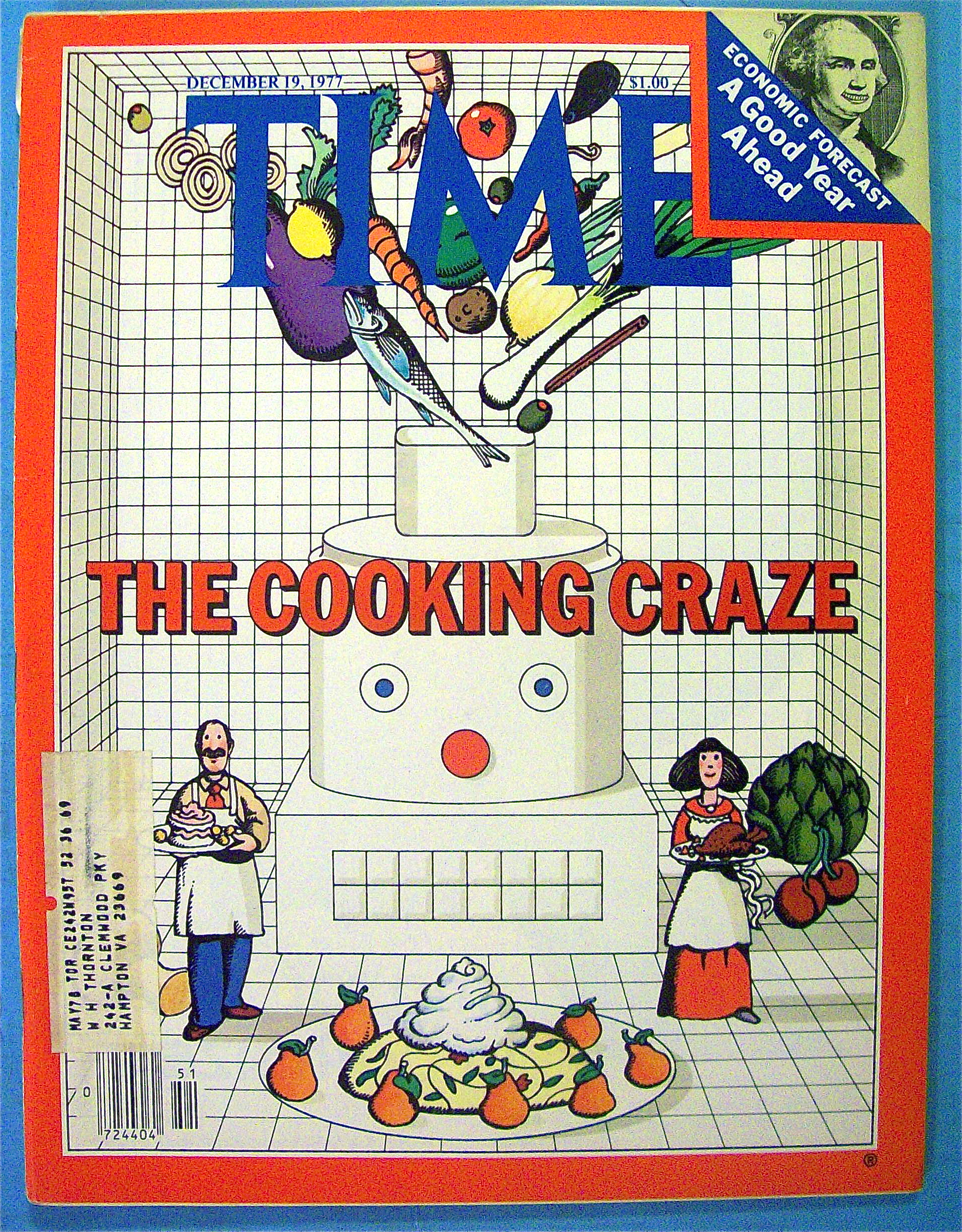 Time Magazine December 19, 1977 The Cooking Craze