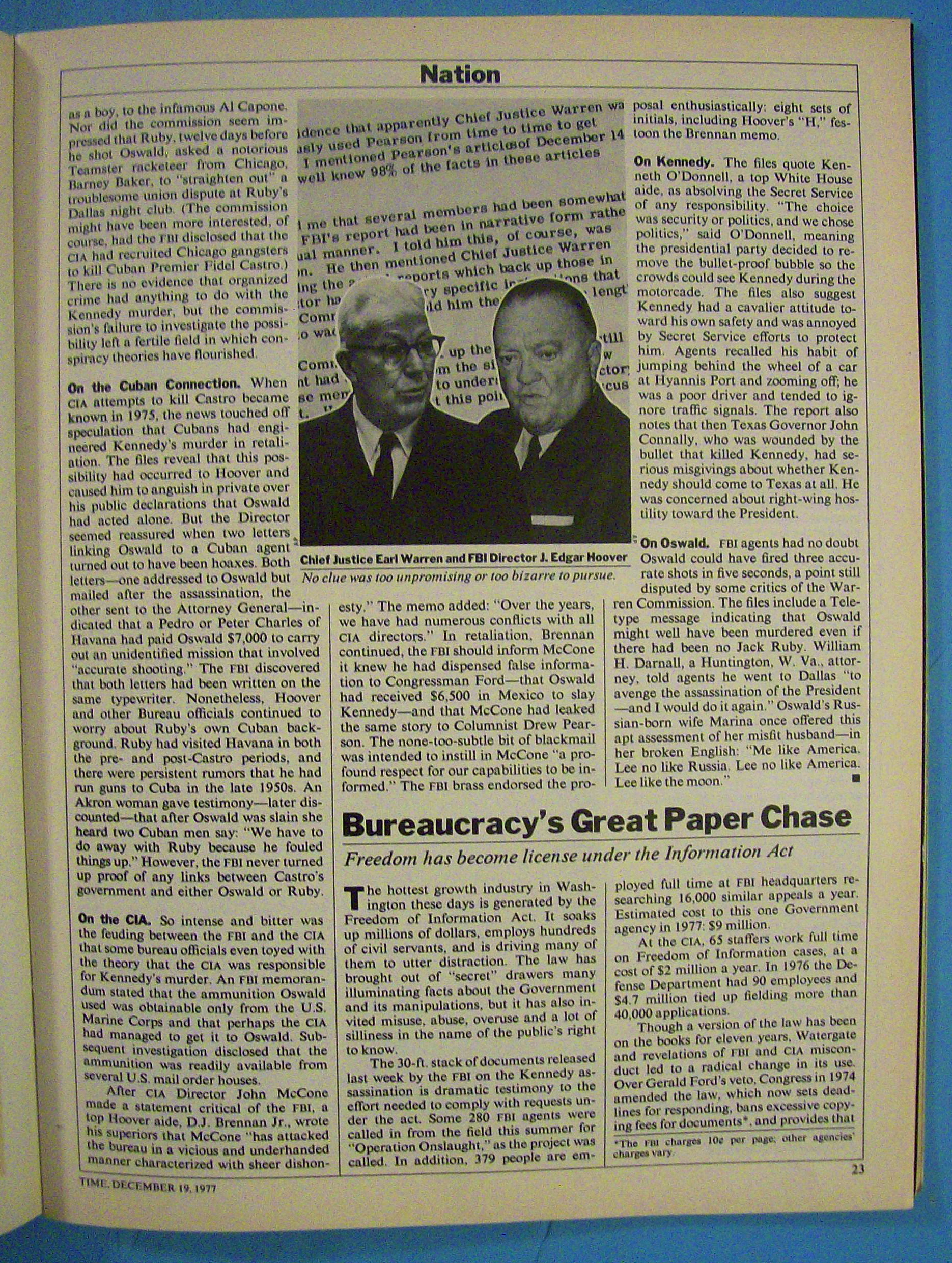 Time Magazine December 19, 1977 The Cooking Craze