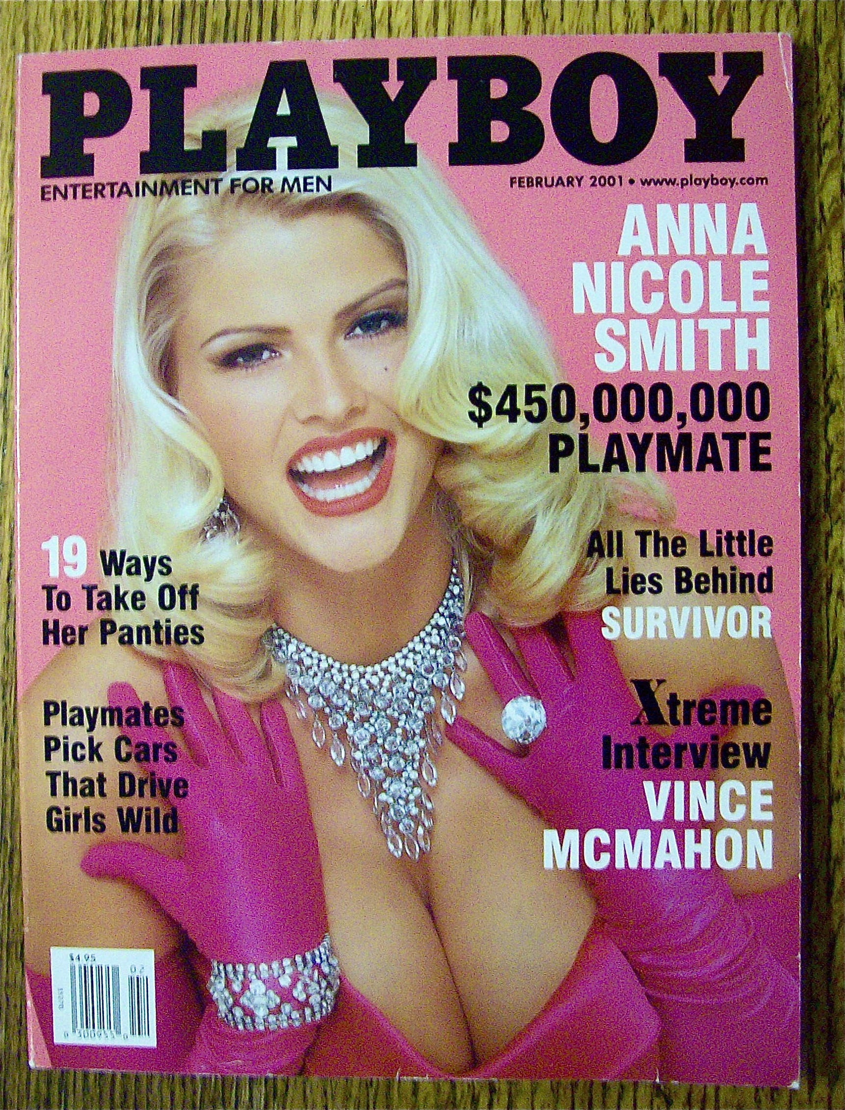 Playboy Magazine-February 2001-Anna Nicole Smith