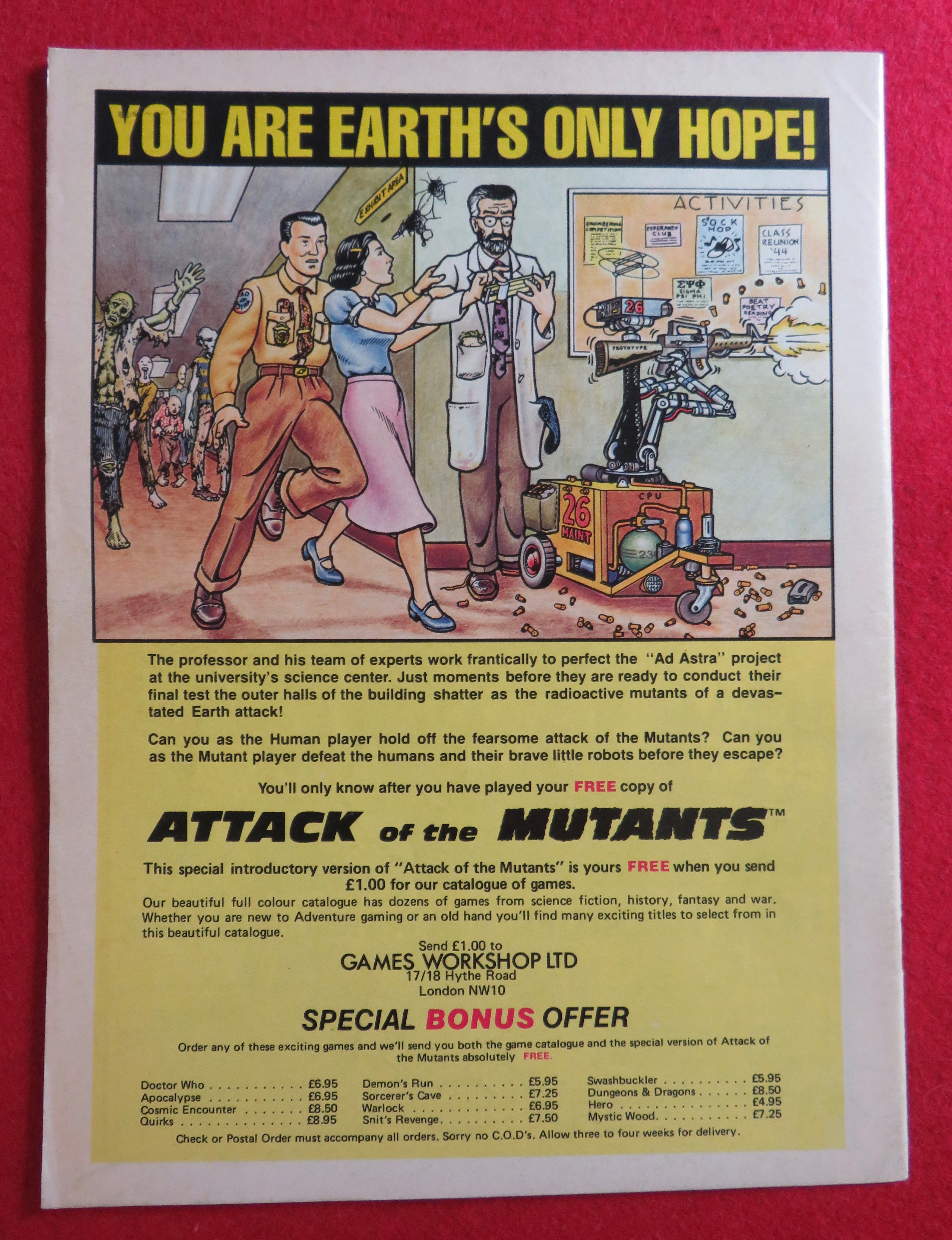 Doctor (Dr) Who Magazine October 1981