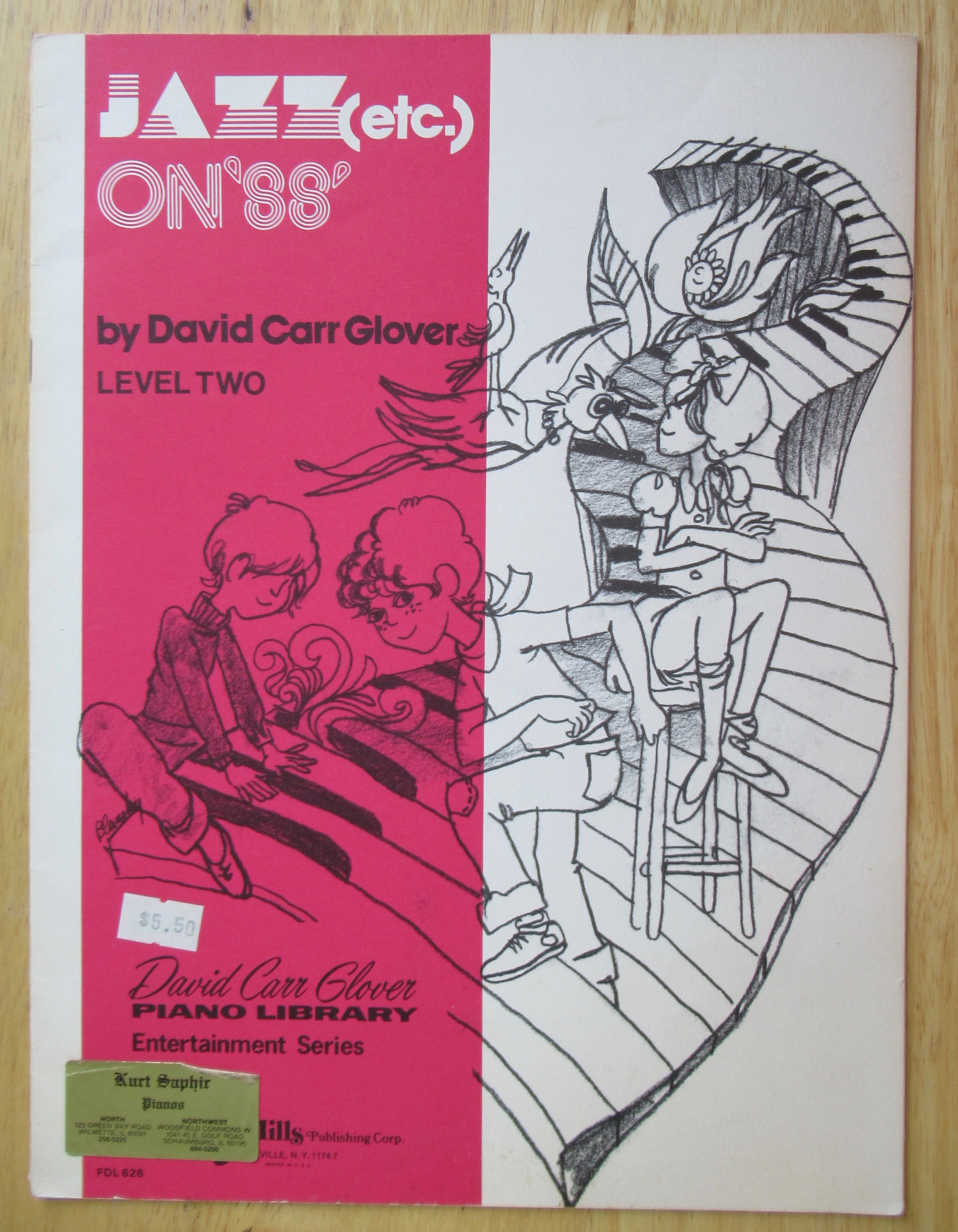 1975 Jazz Etc On 88 Sheet Music Booklet