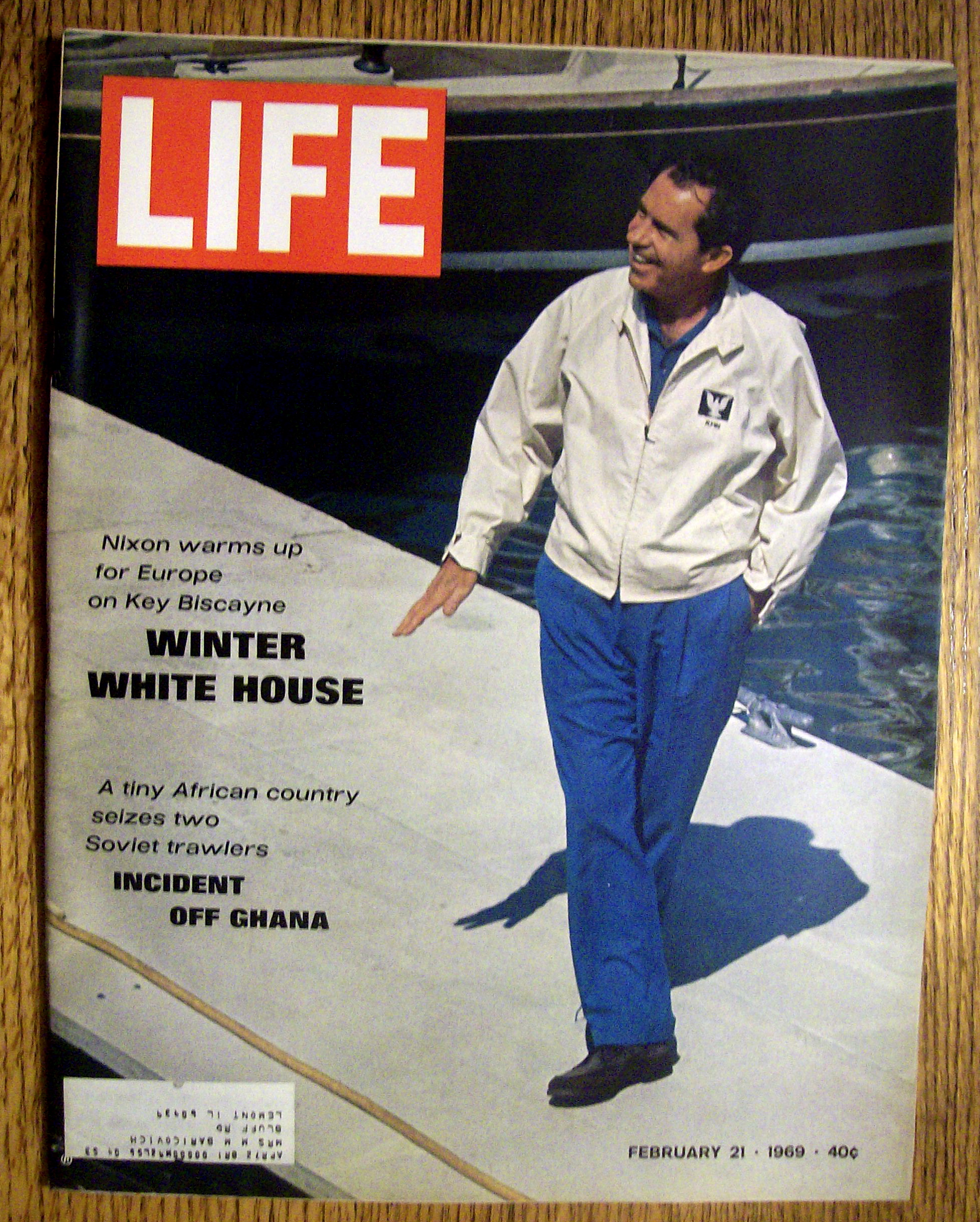 Life Magazine - February 21, 1969 - Nixon