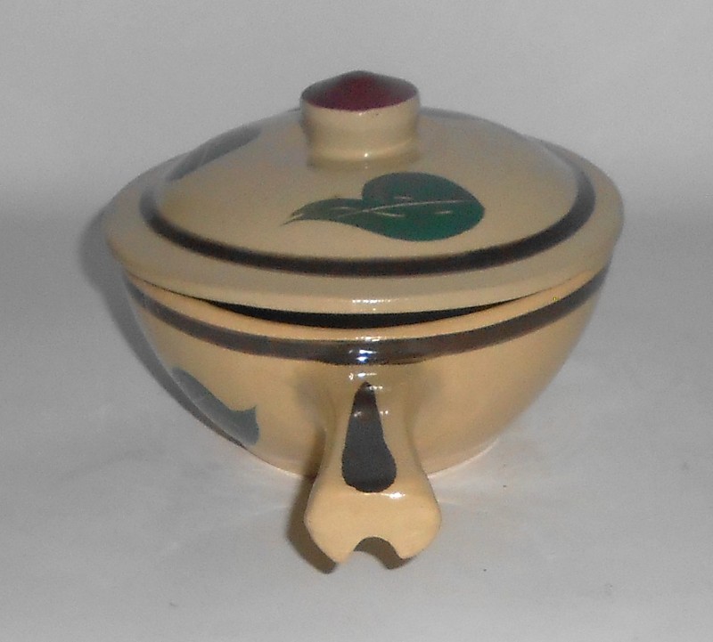 VINTAGE Watt Pottery Rio Rose #18 Handled Casserole