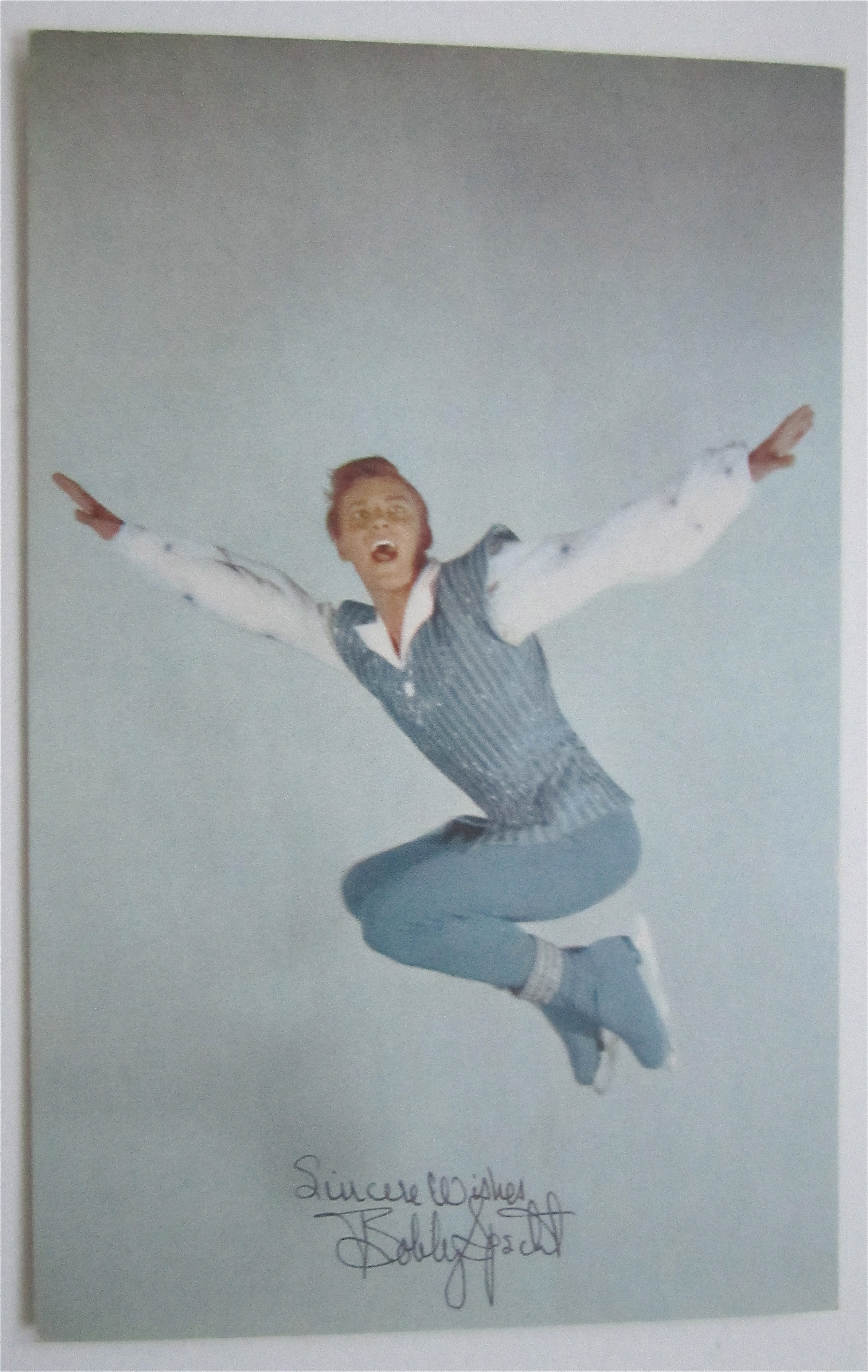 Bobby Specht King Of Figure Skaters Postcard