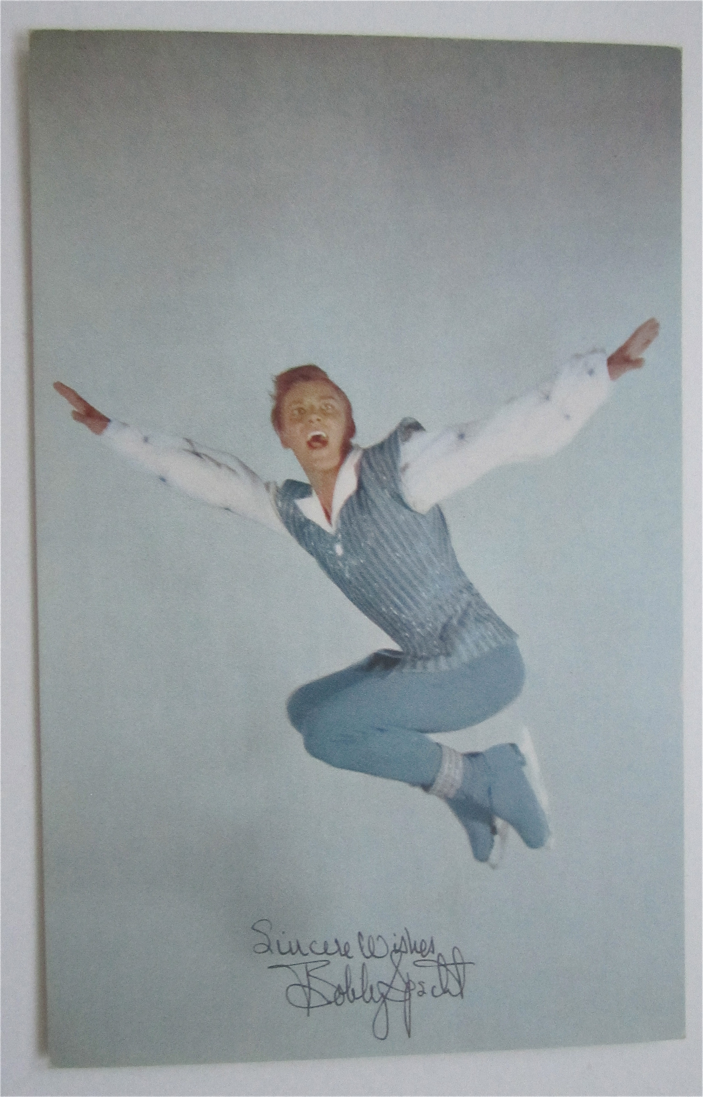 Bobby Specht King Of Figure Skaters Postcard
