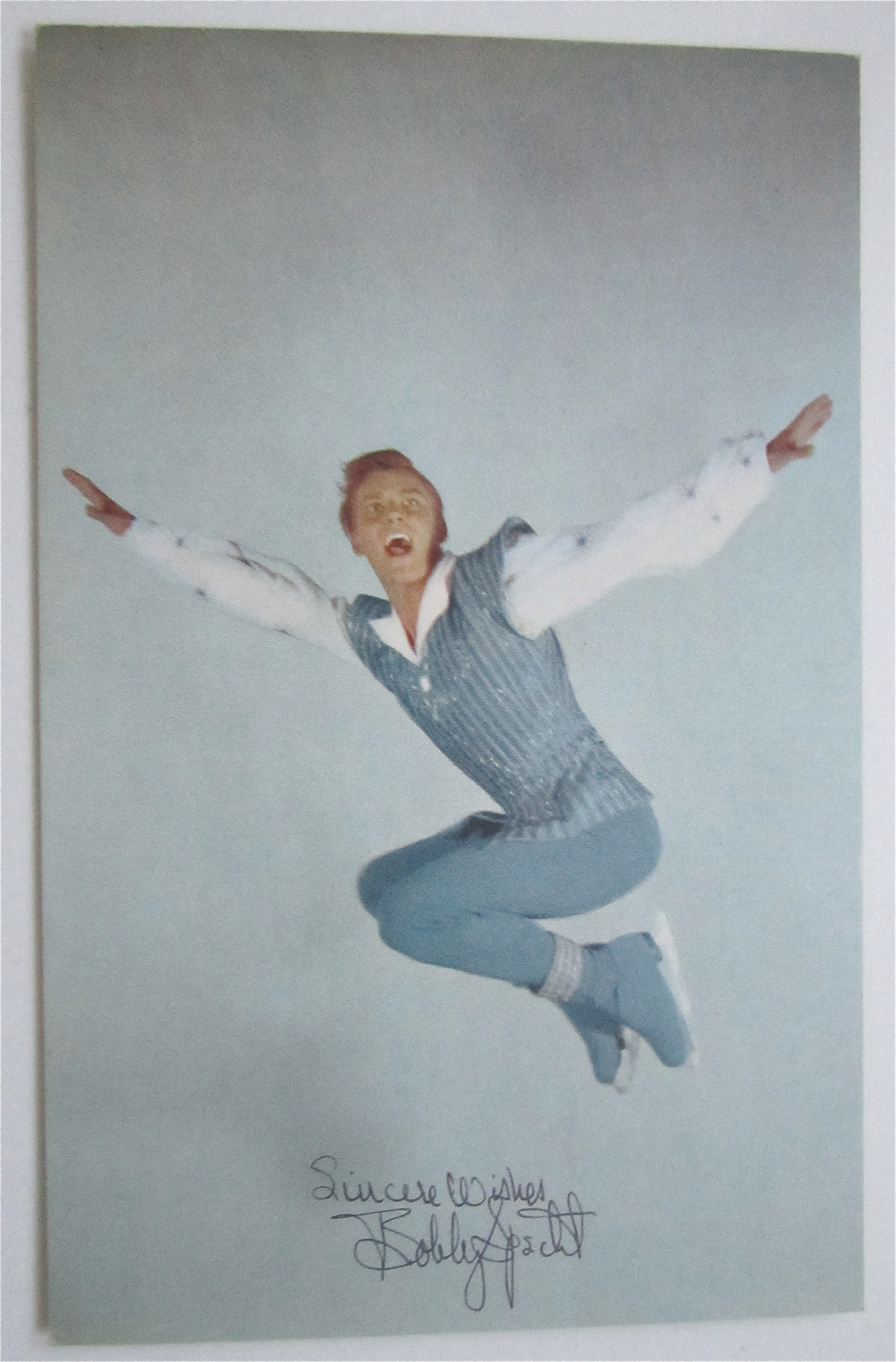 Bobby Specht King Of Figure Skaters Postcard