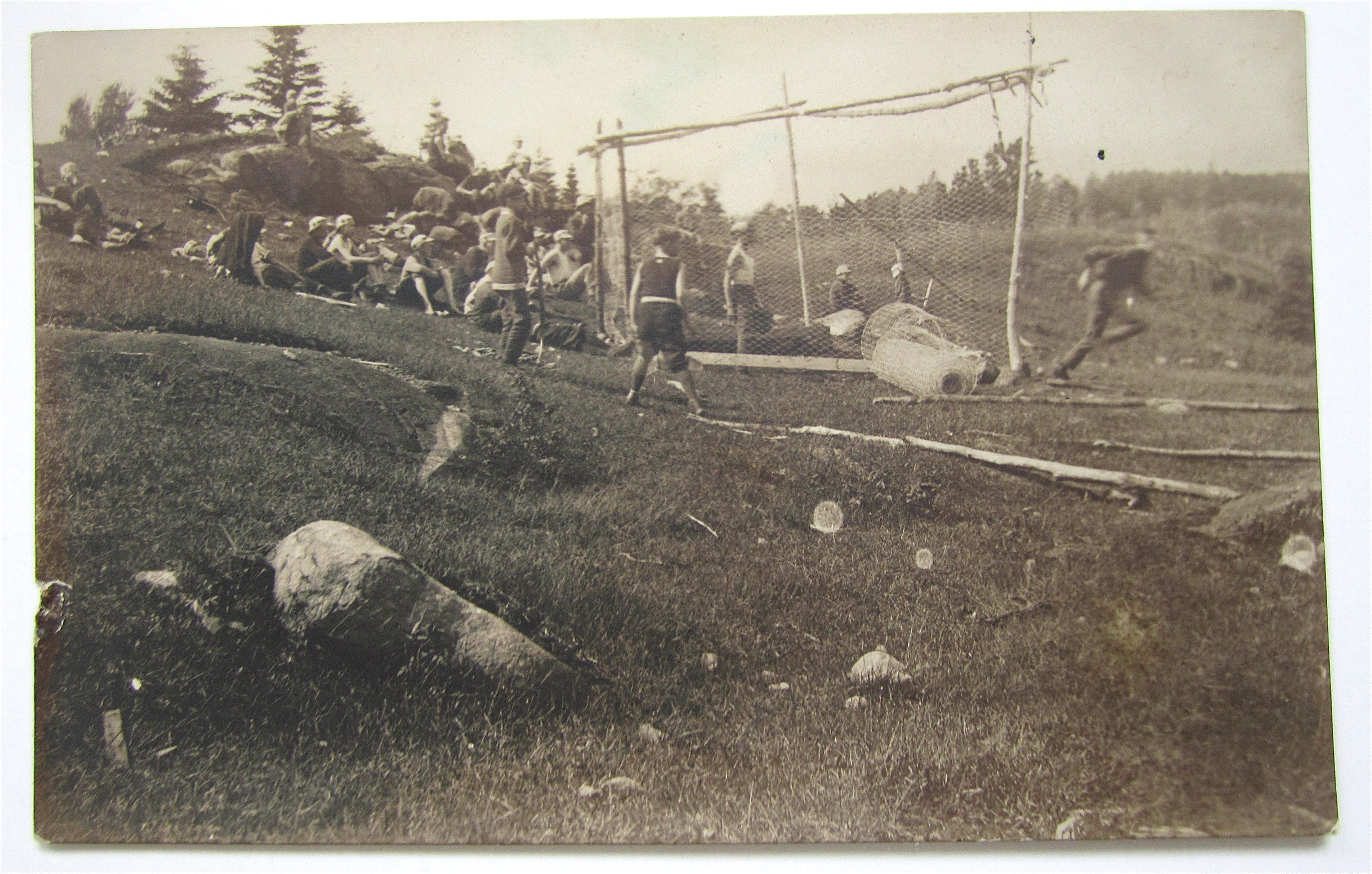 People Playing Baseball Postcard