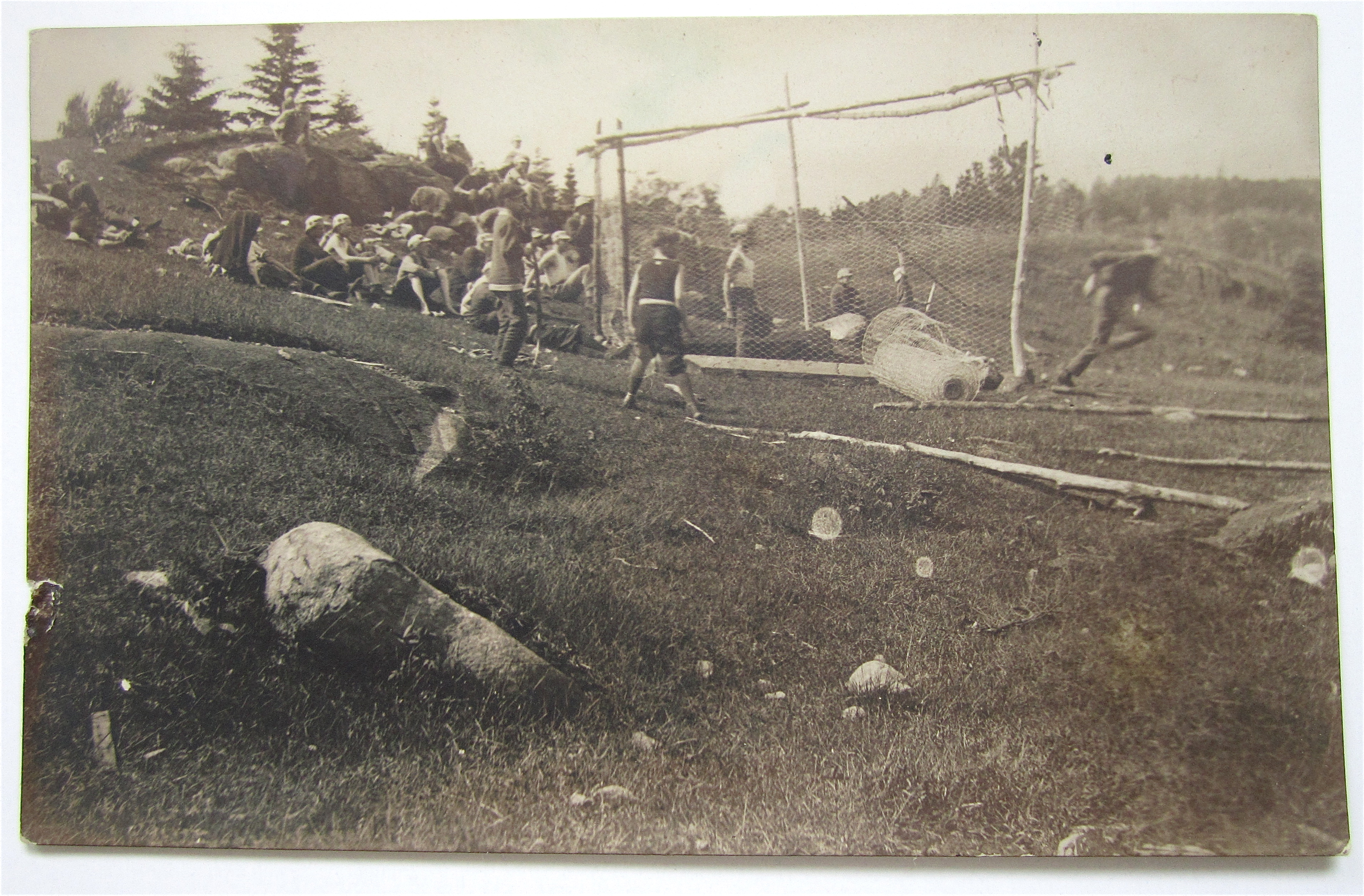 People Playing Baseball Postcard