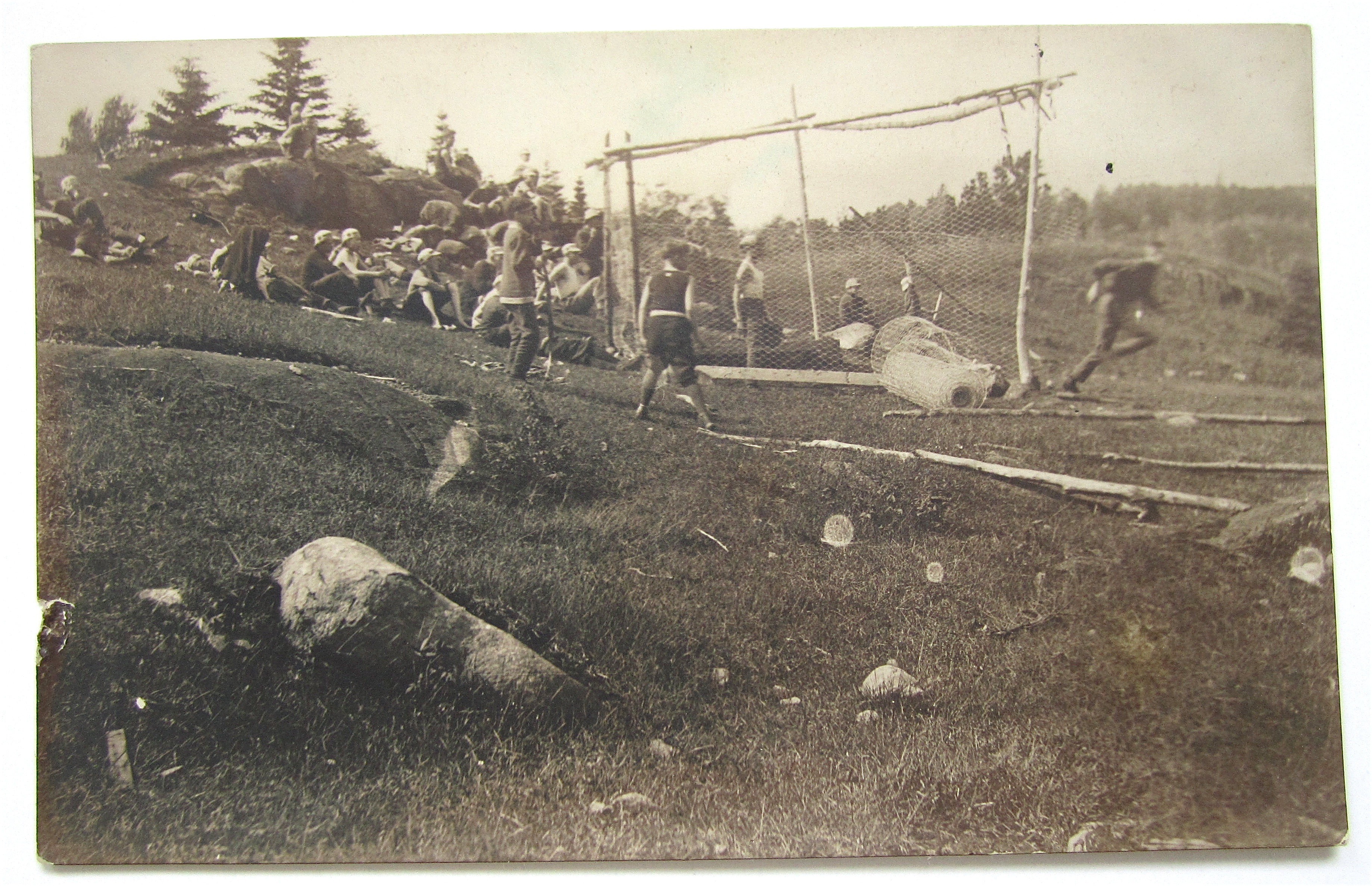 People Playing Baseball Postcard