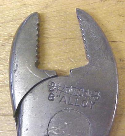 Diamond  Battery Pliers Vintage 8 inch