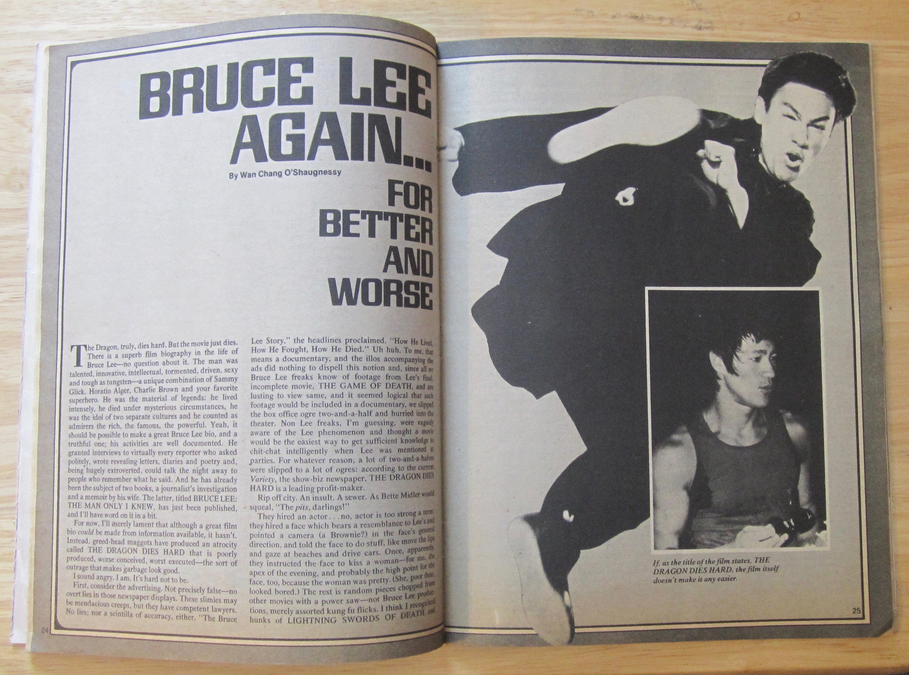 The Deadly Hands Of Kung Fu July 1975 Bruce Lee