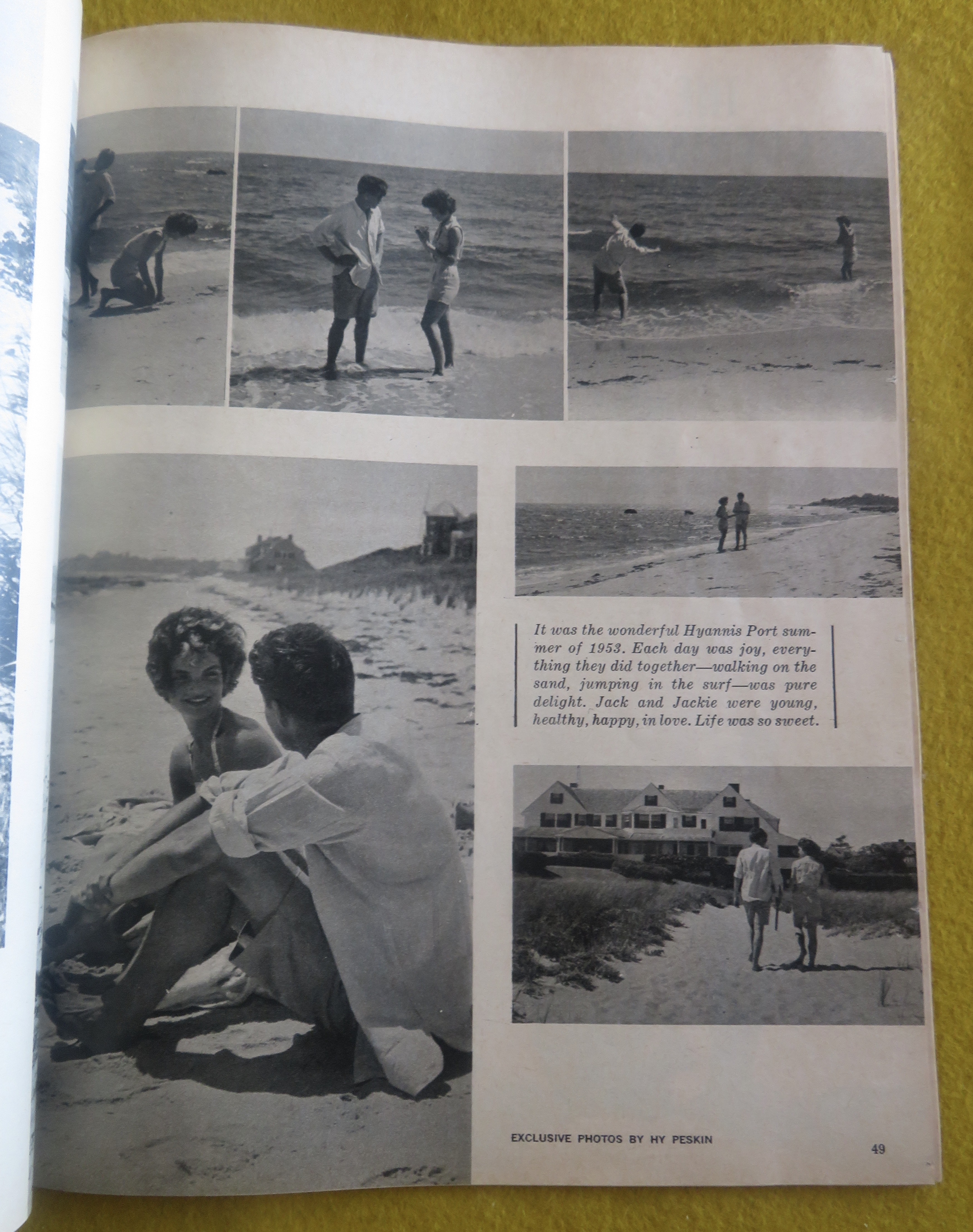 Photoplay Magazine March 1964 Jack & Jackie Courtship
