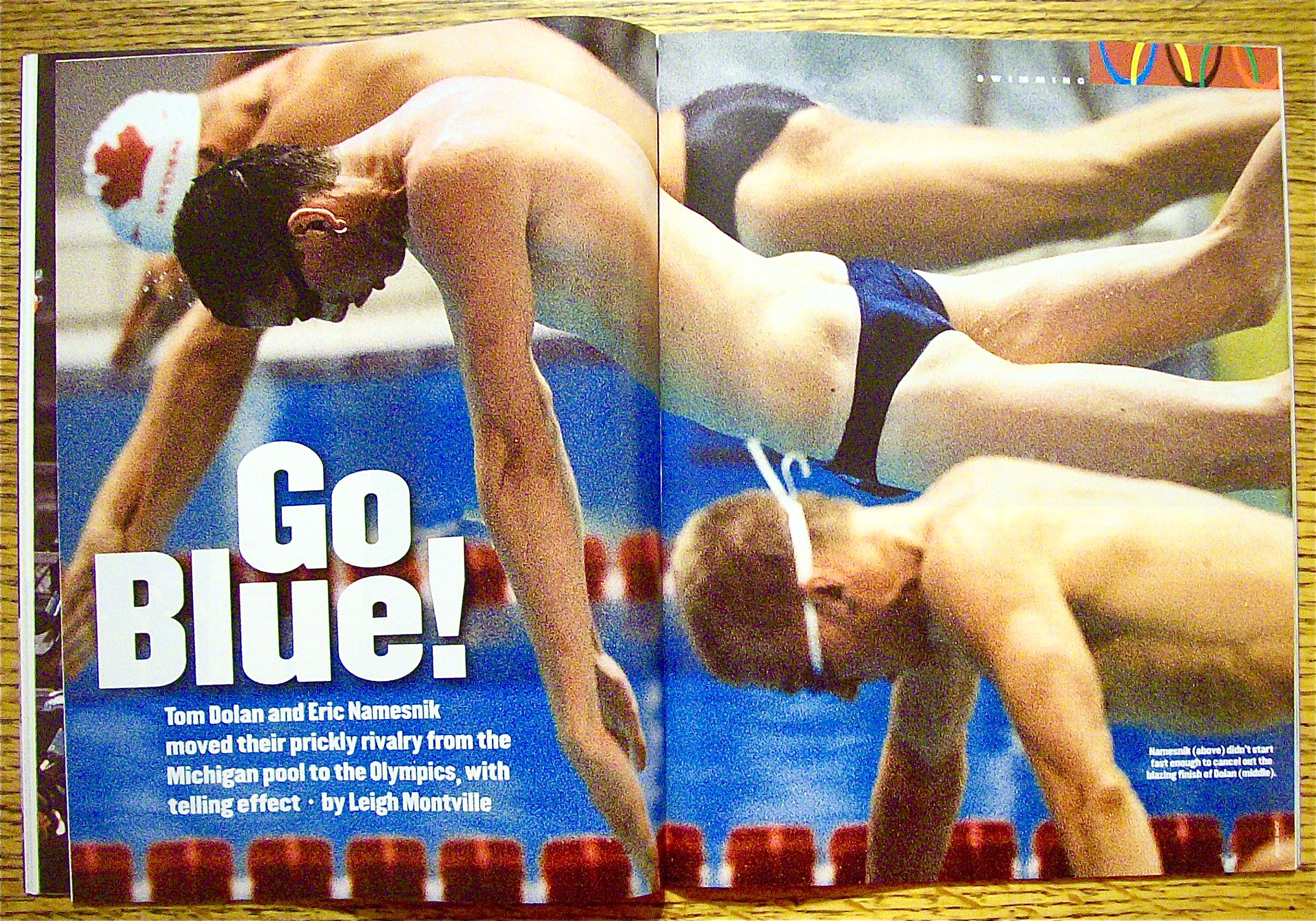 Sports Illustrated Magazine July 29, 1996 Tom Dolan