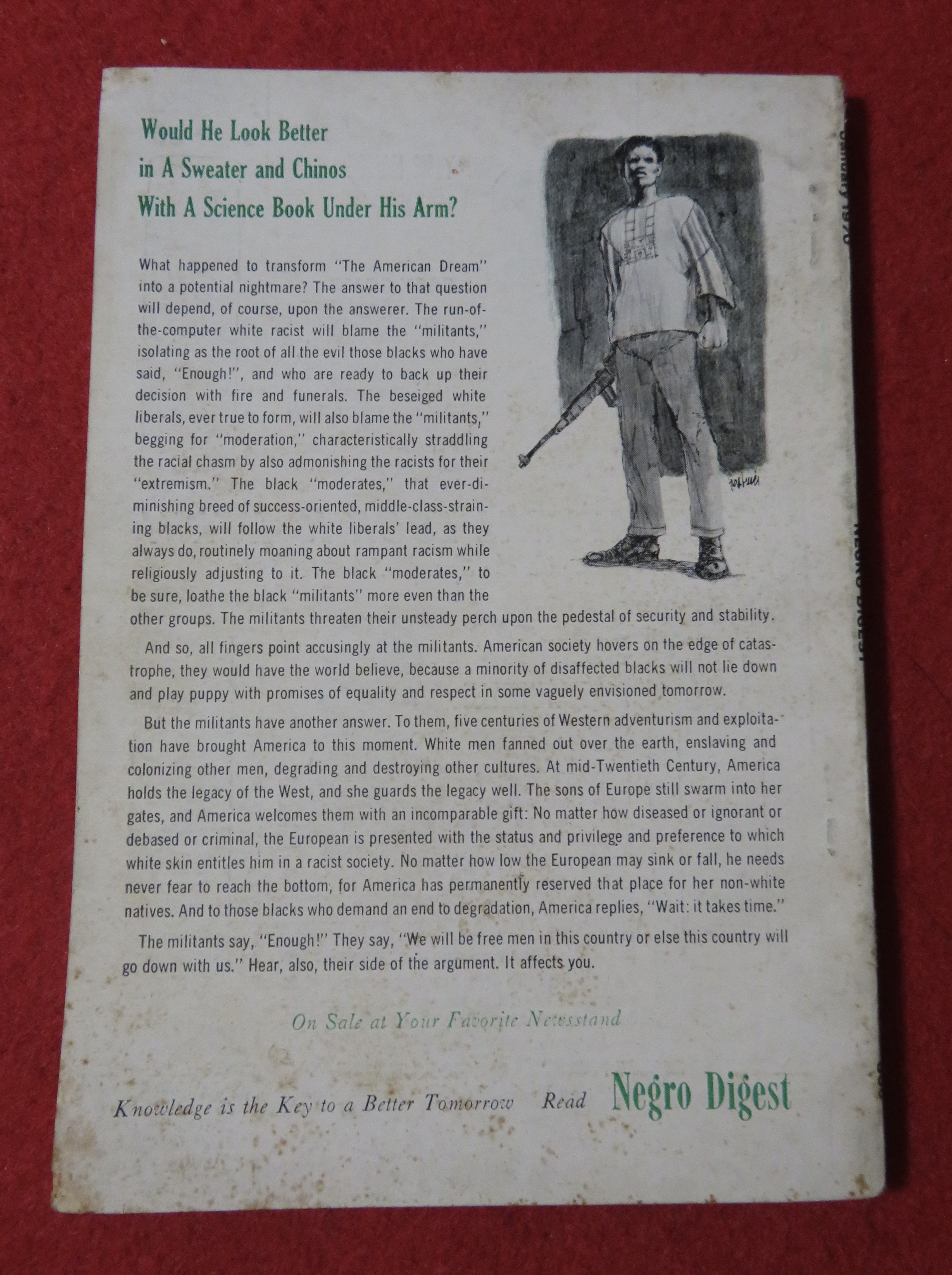 Negro Digest Magazine January 1970 Arts & Black World