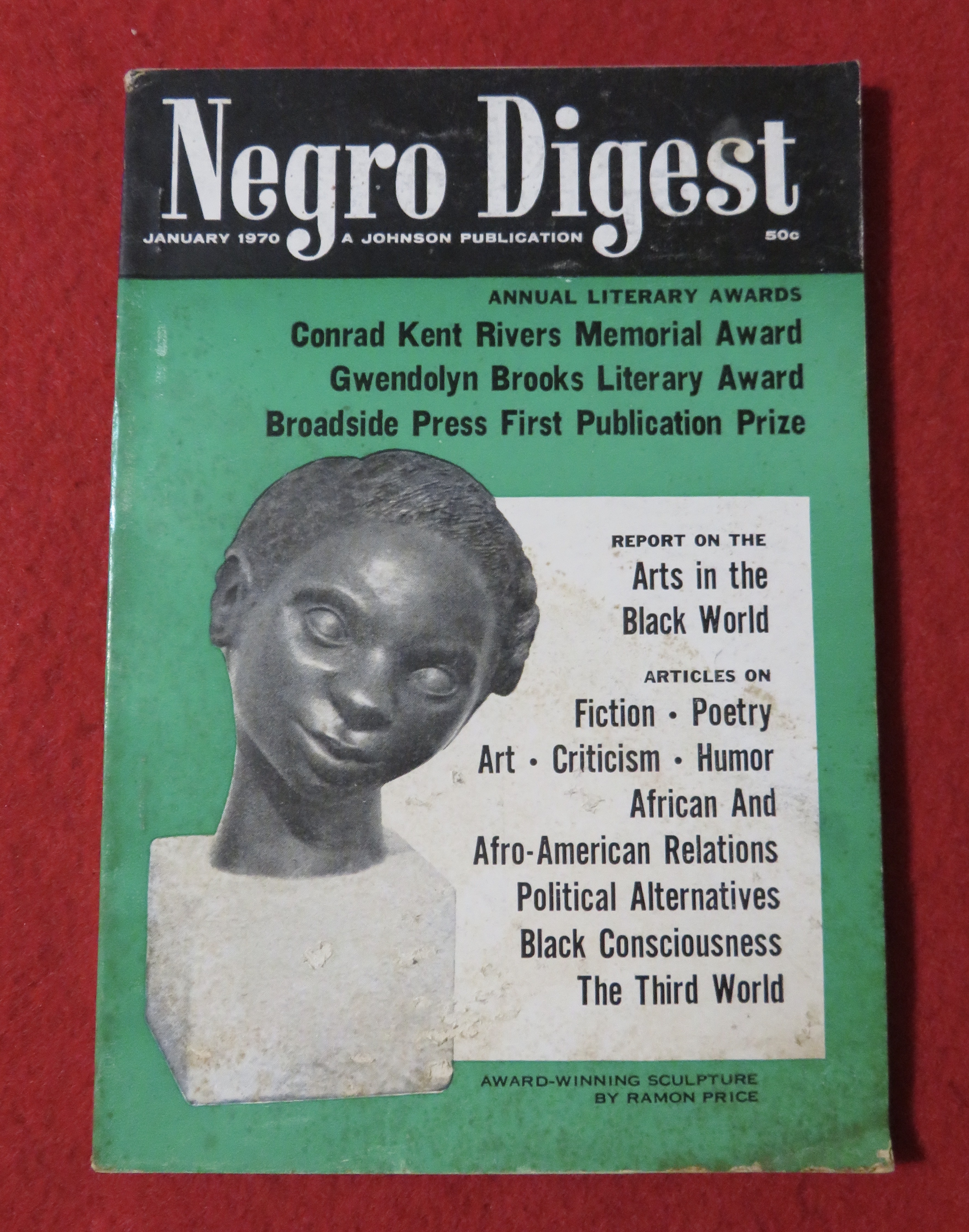 Negro Digest Magazine January 1970 Arts & Black World