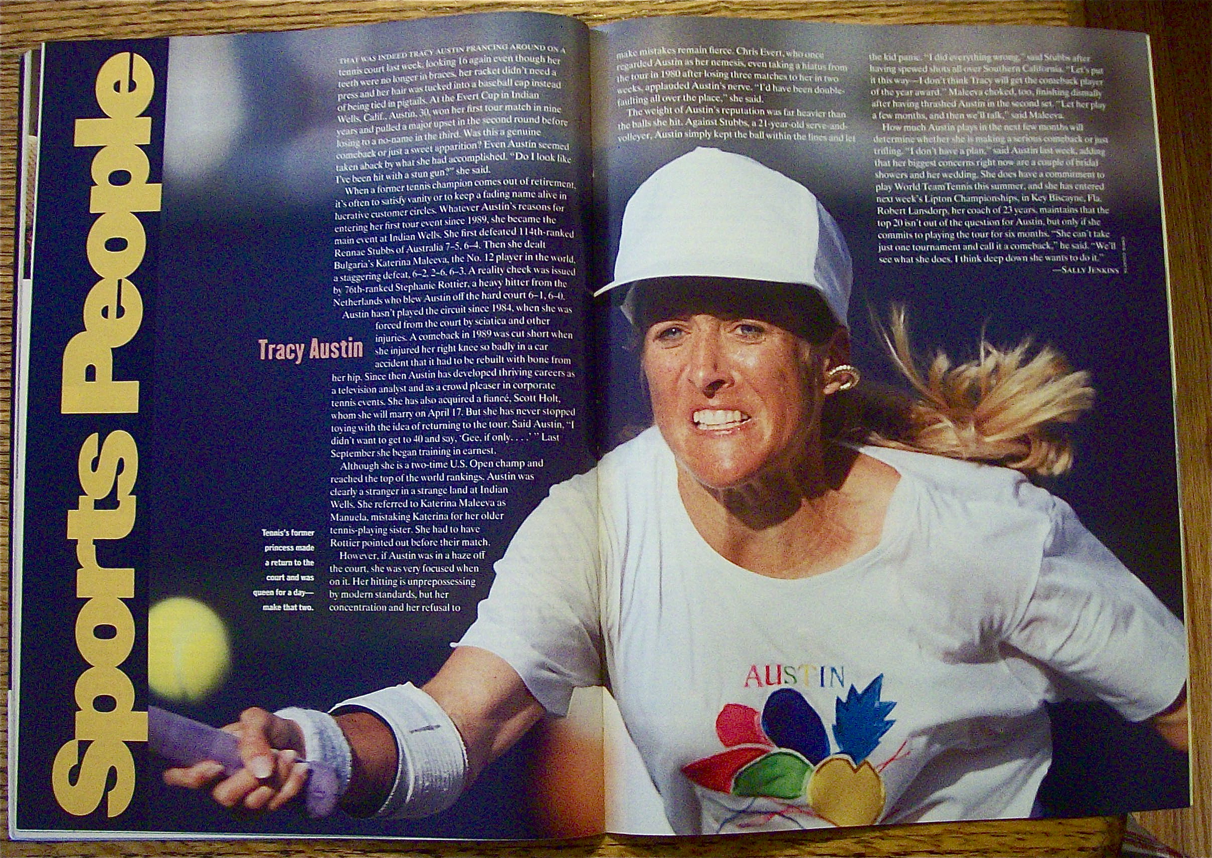 Sport Illustrated Magazine March 8, 1993 Brian Reese