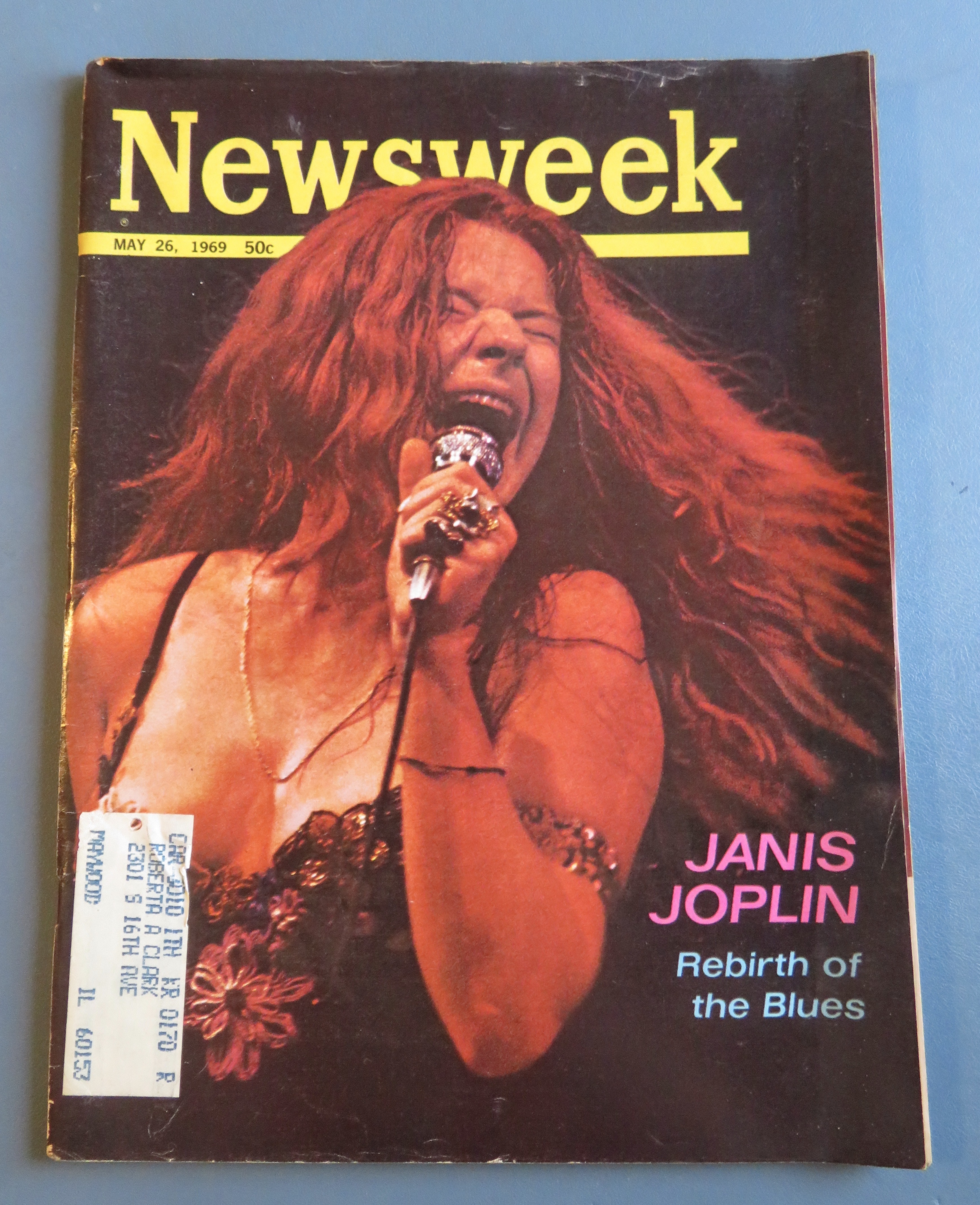 Newsweek Magazine May 26, 1969 Janis Joplin