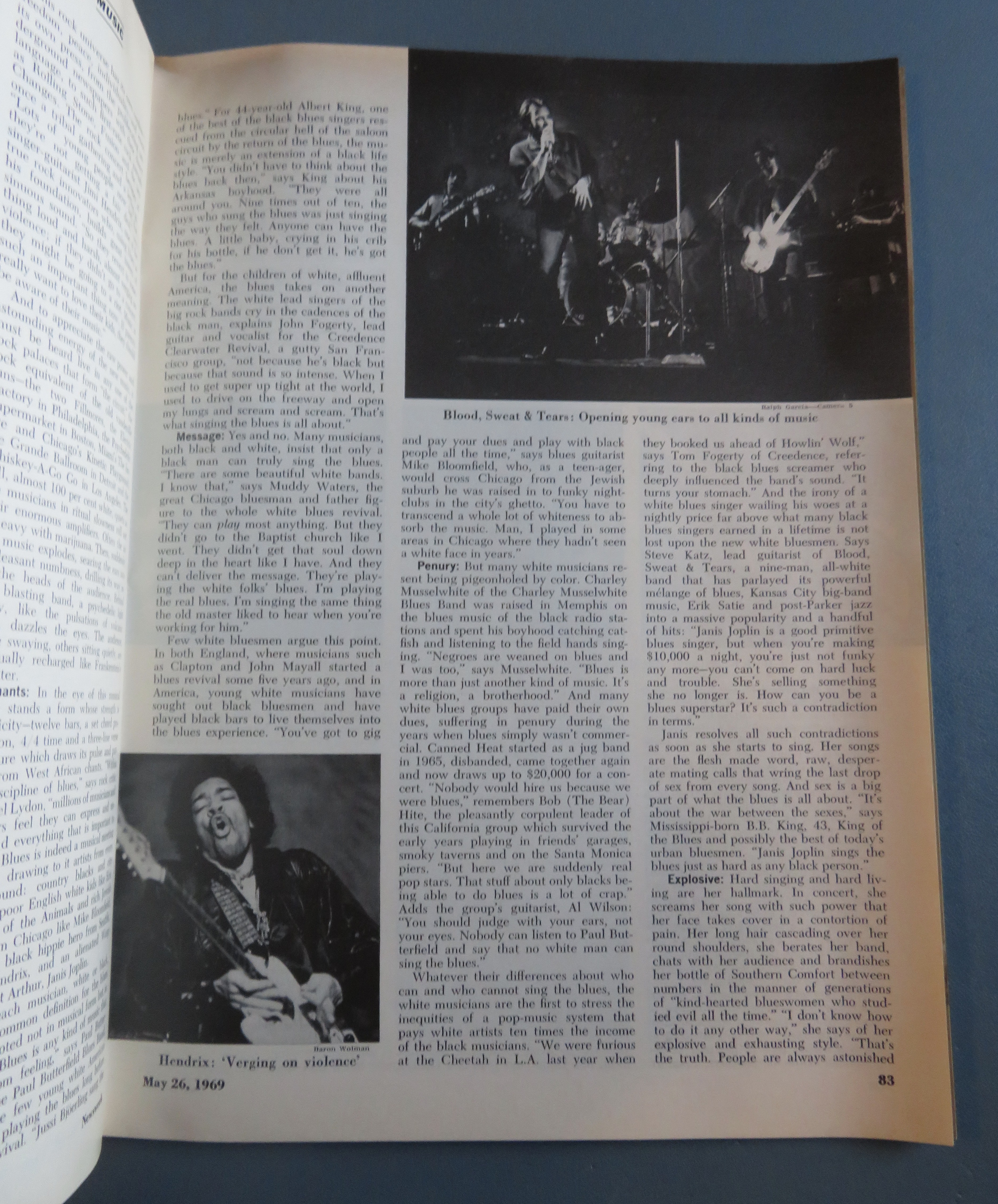 Newsweek Magazine May 26, 1969 Janis Joplin