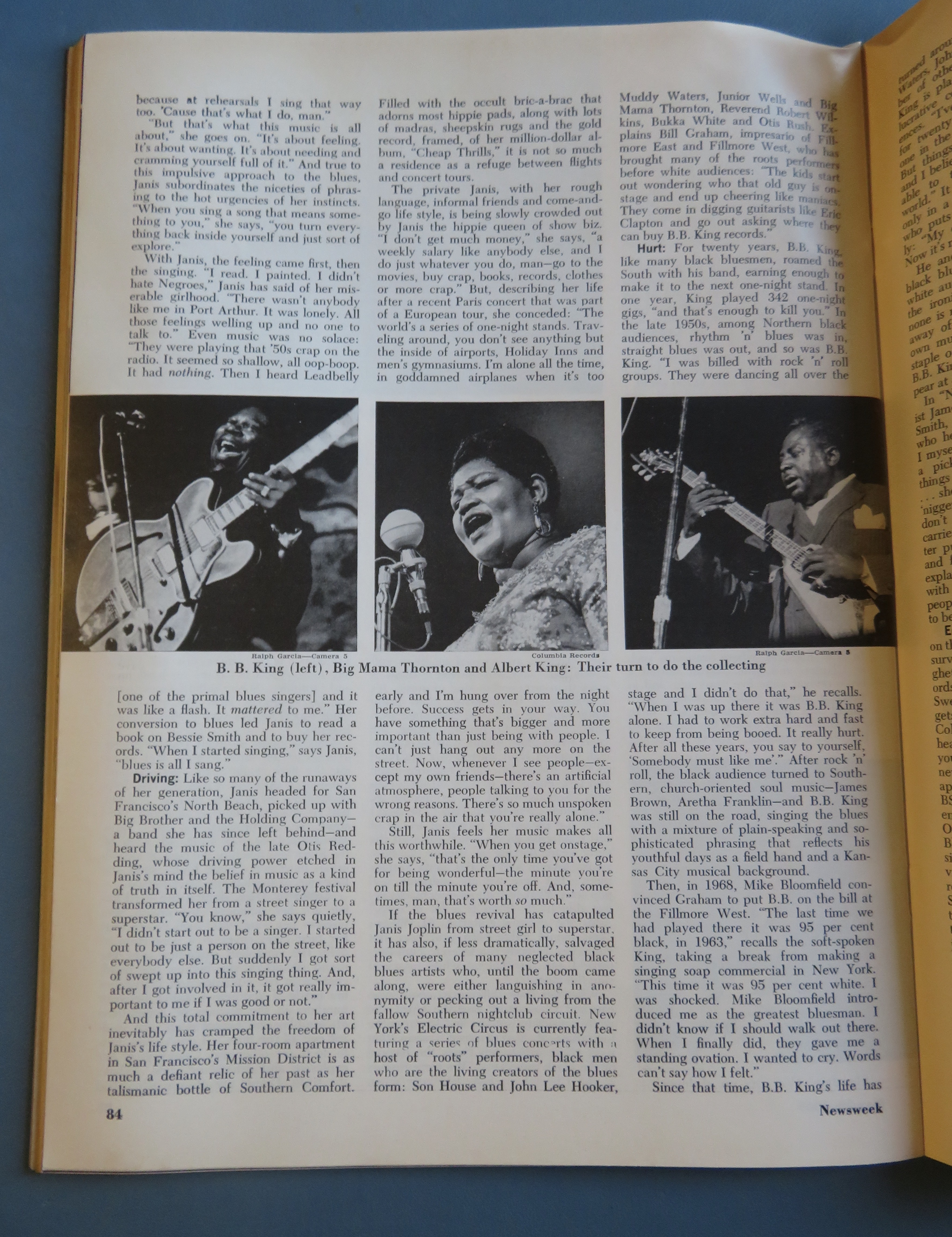 Newsweek Magazine May 26, 1969 Janis Joplin