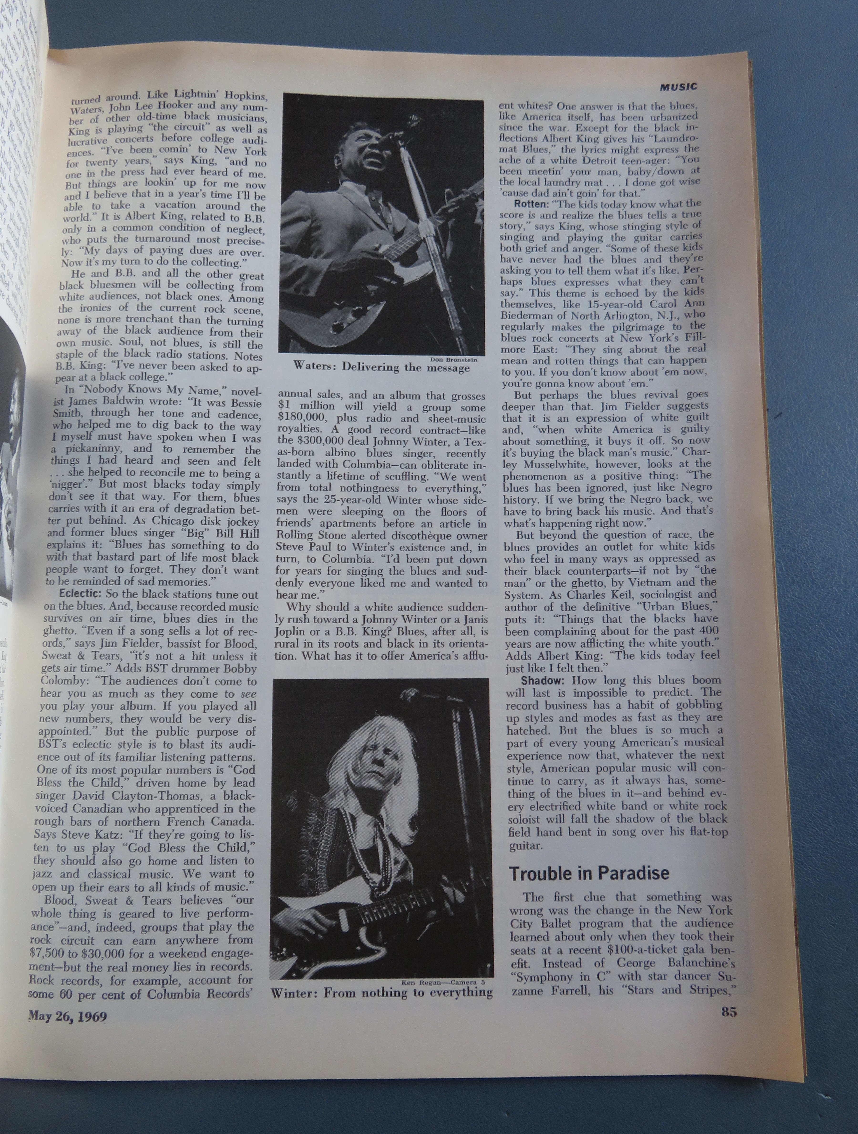 Newsweek Magazine May 26, 1969 Janis Joplin