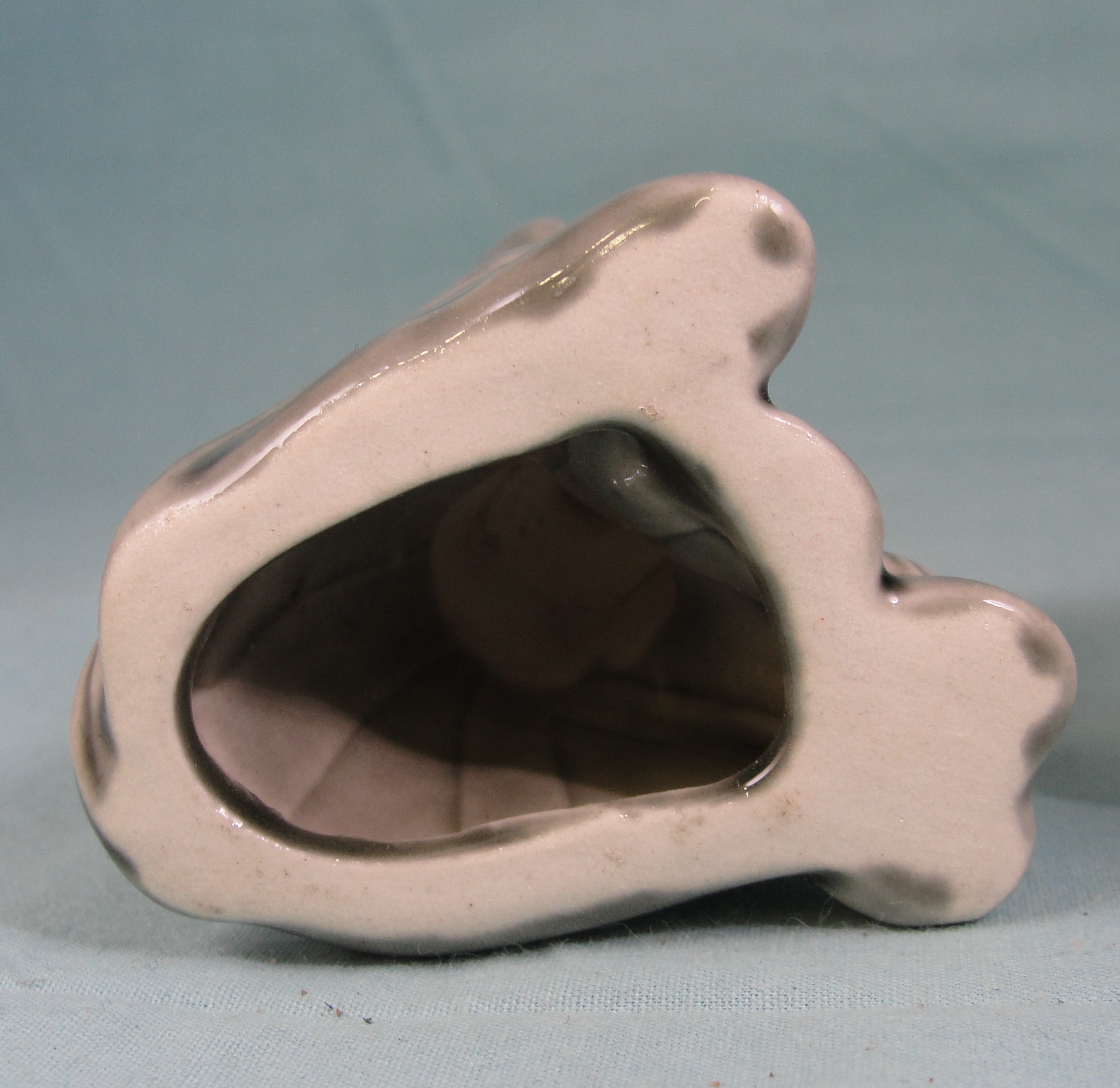 Vintage Pottery Sitting Donkey