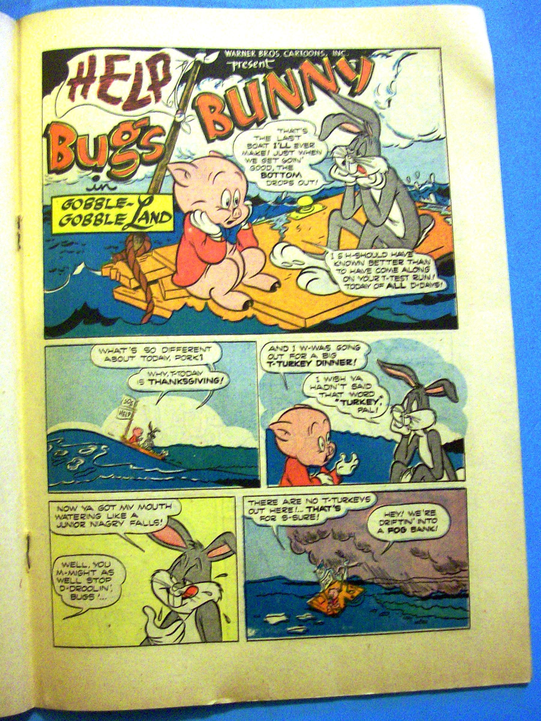 Bugs Bunny Comic #366 December 1951 Uncle Buckskin