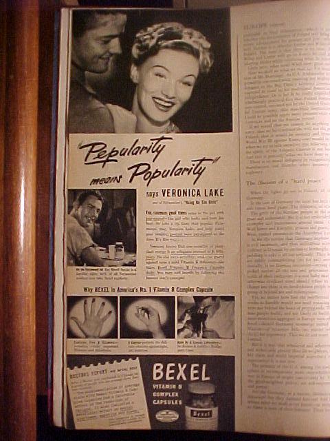 Life Magazine March 12, 1945 President Roosevelt