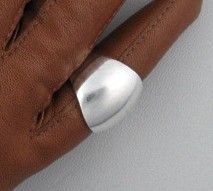 Sterling Silver Dome Ring