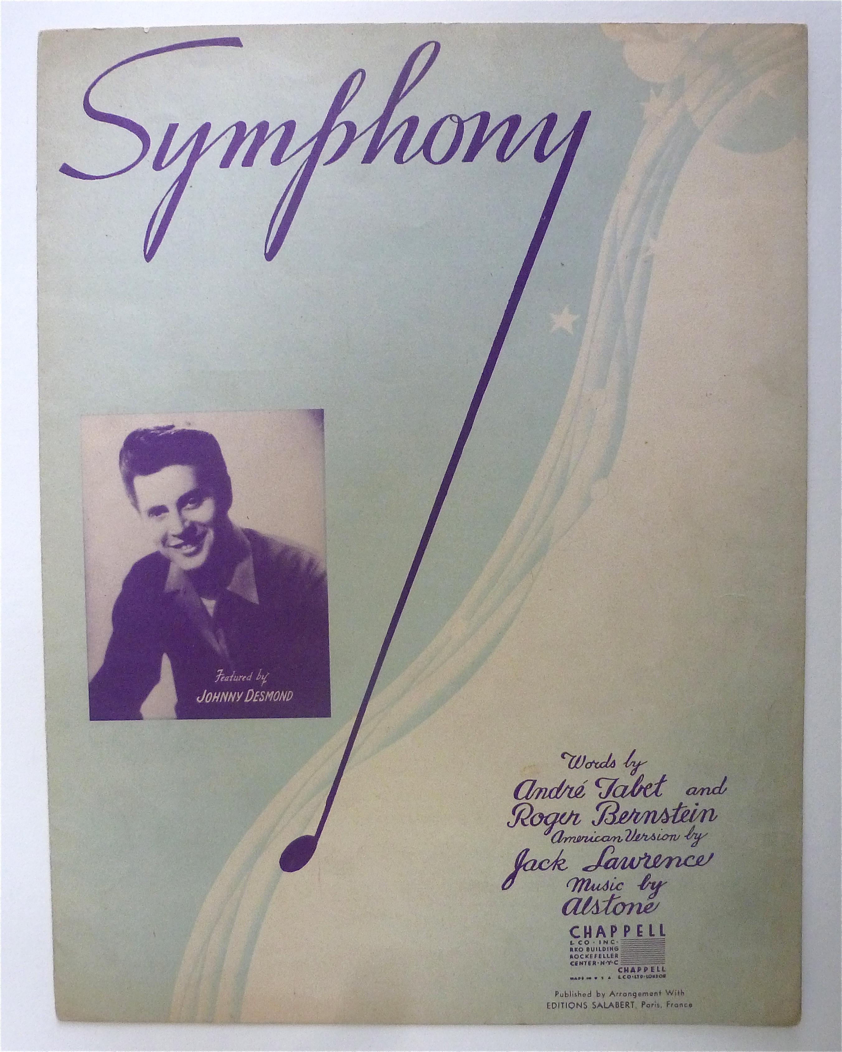 Sheet Music For 1945 Symphony
