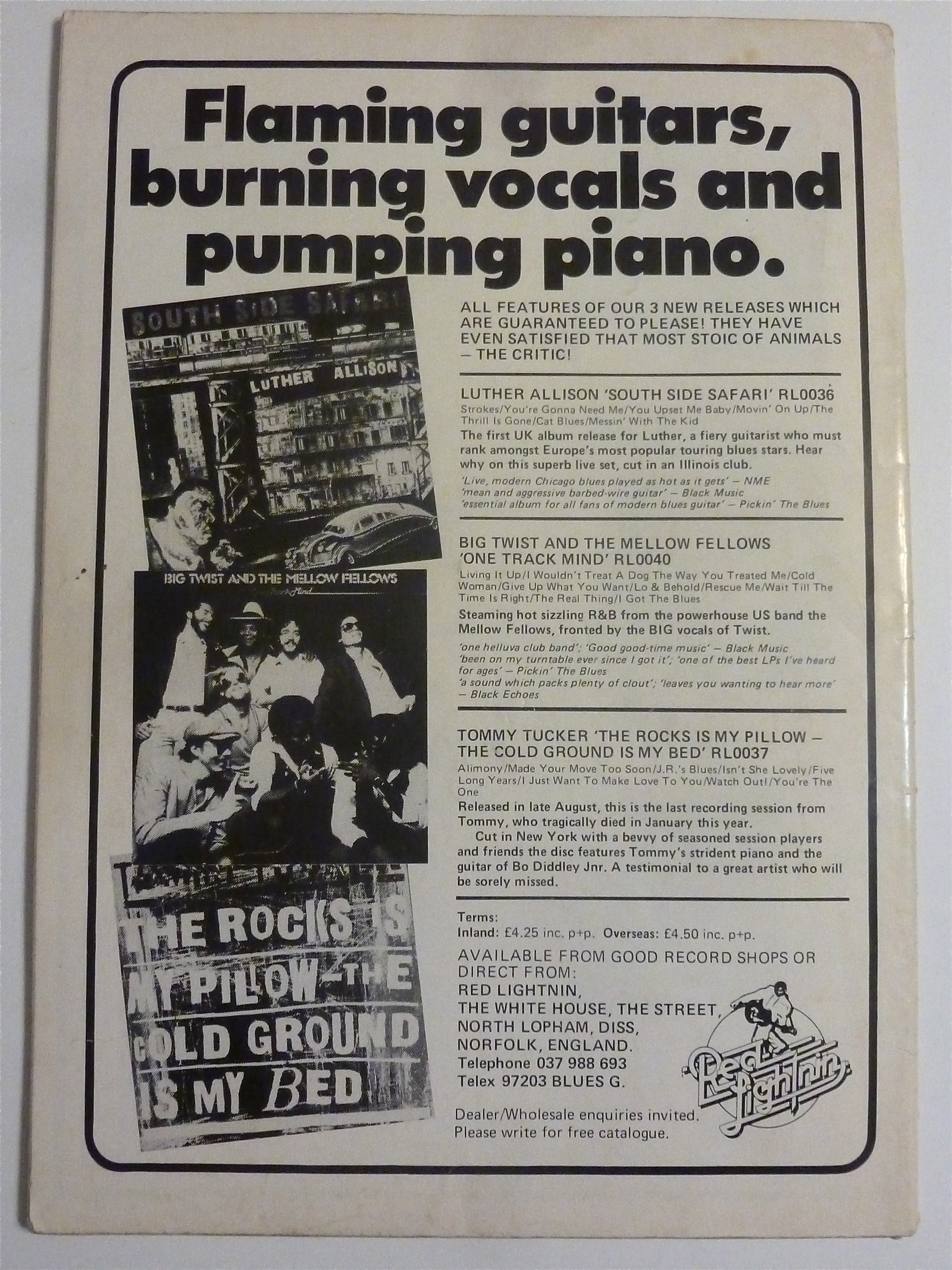 Blues Unlimited Magazine Summer 1982 Ishmon Bracey
