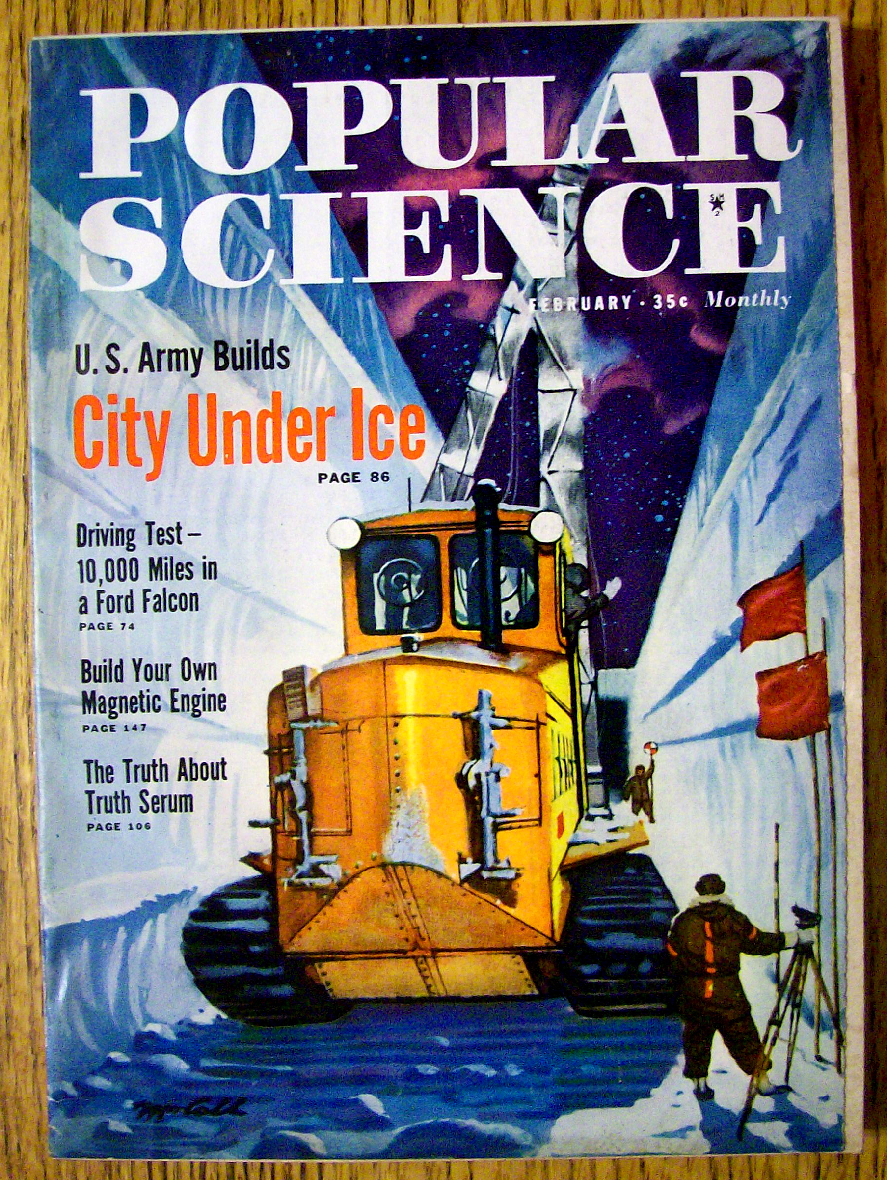 Popular Science-February 1960-City Under Ice